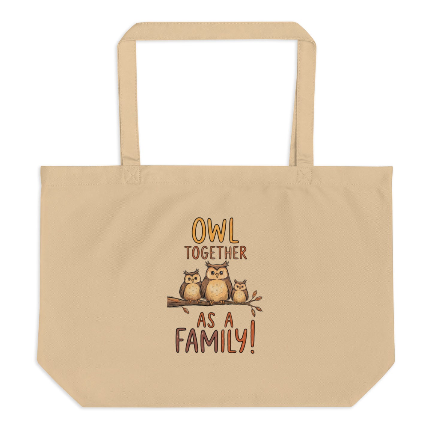 OwlSpirit Organic Large Tote – Sustainable Utility Meets Wise Design Dudeily