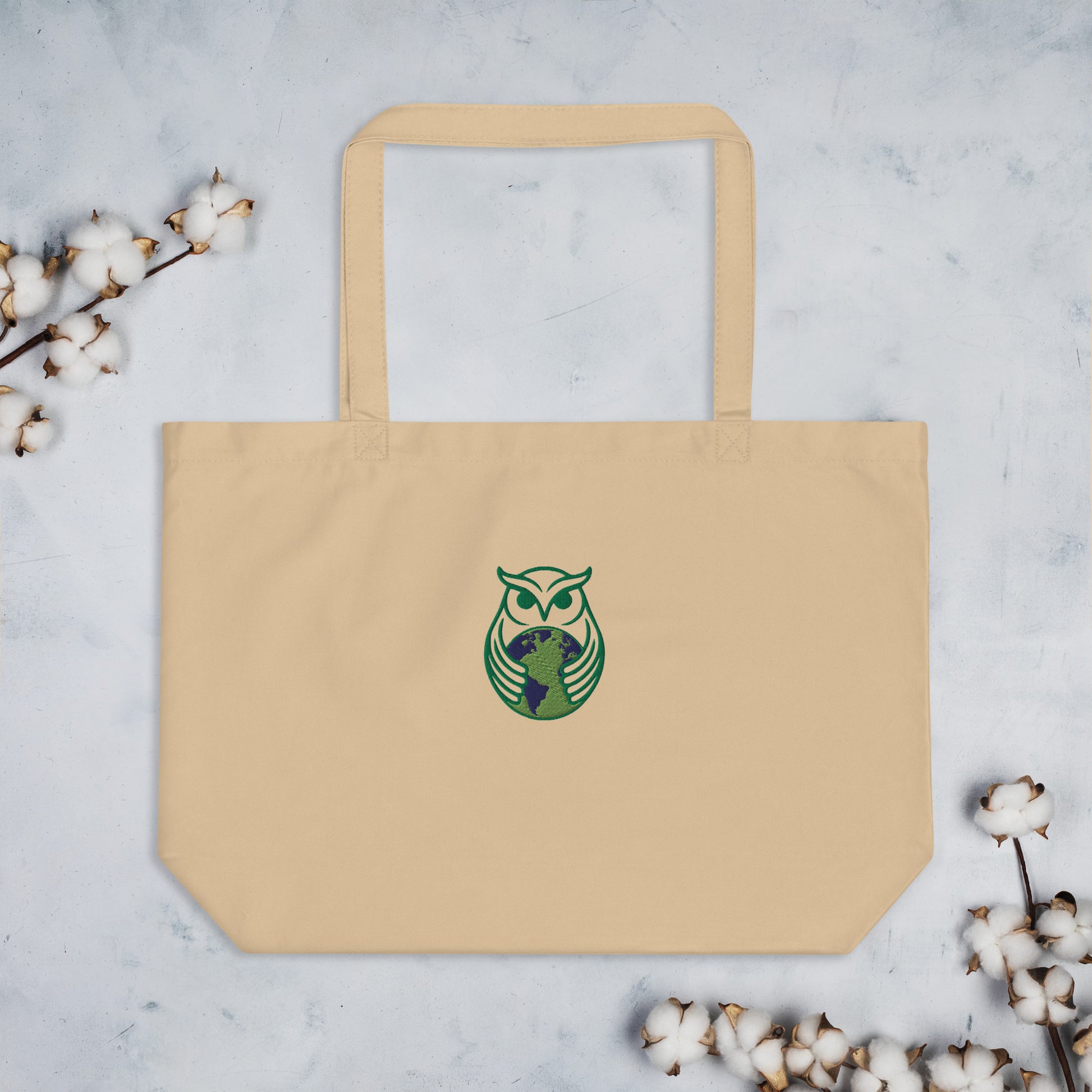 Large organic tote bag Dudeily