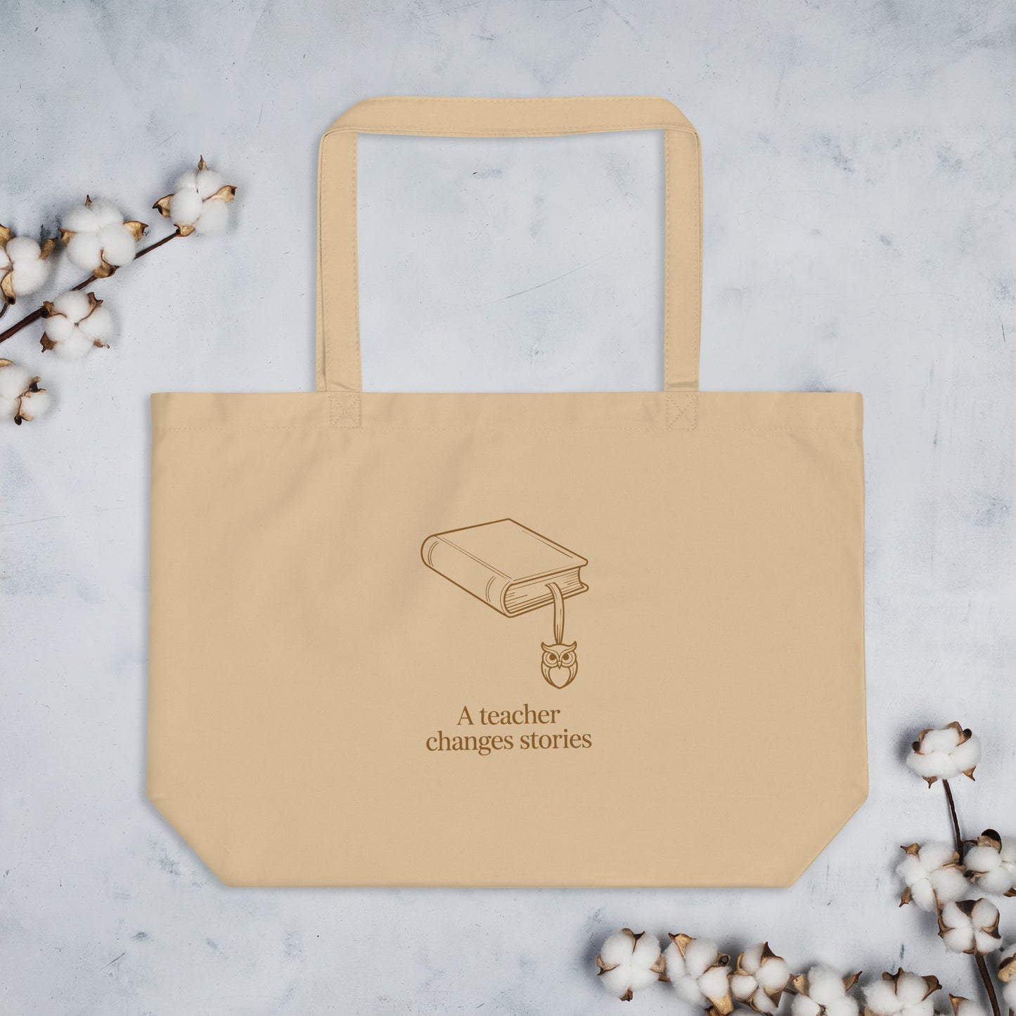 Large organic tote bag Dudeily