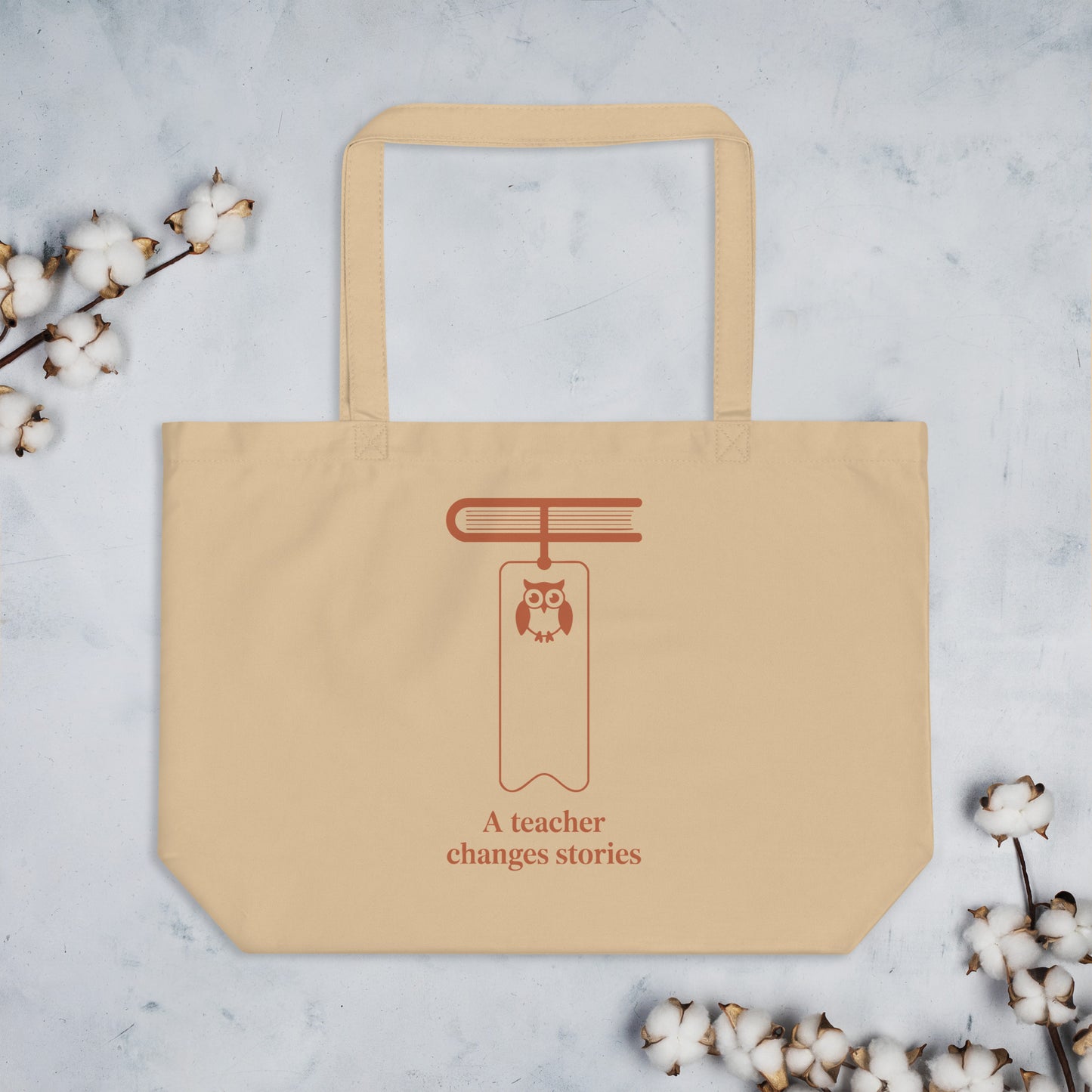 Large organic tote bag Dudeily