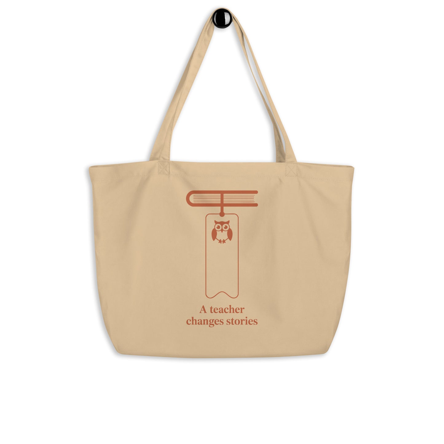 Large organic tote bag Oyster Dudeily