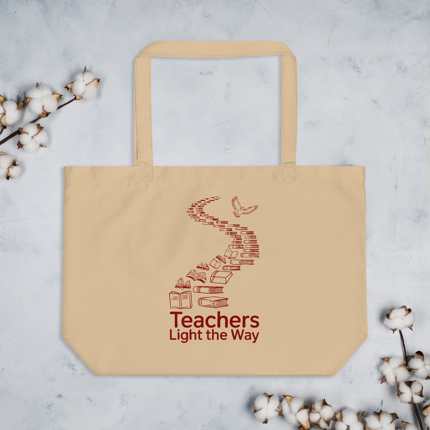 Large organic tote bag Dudeily