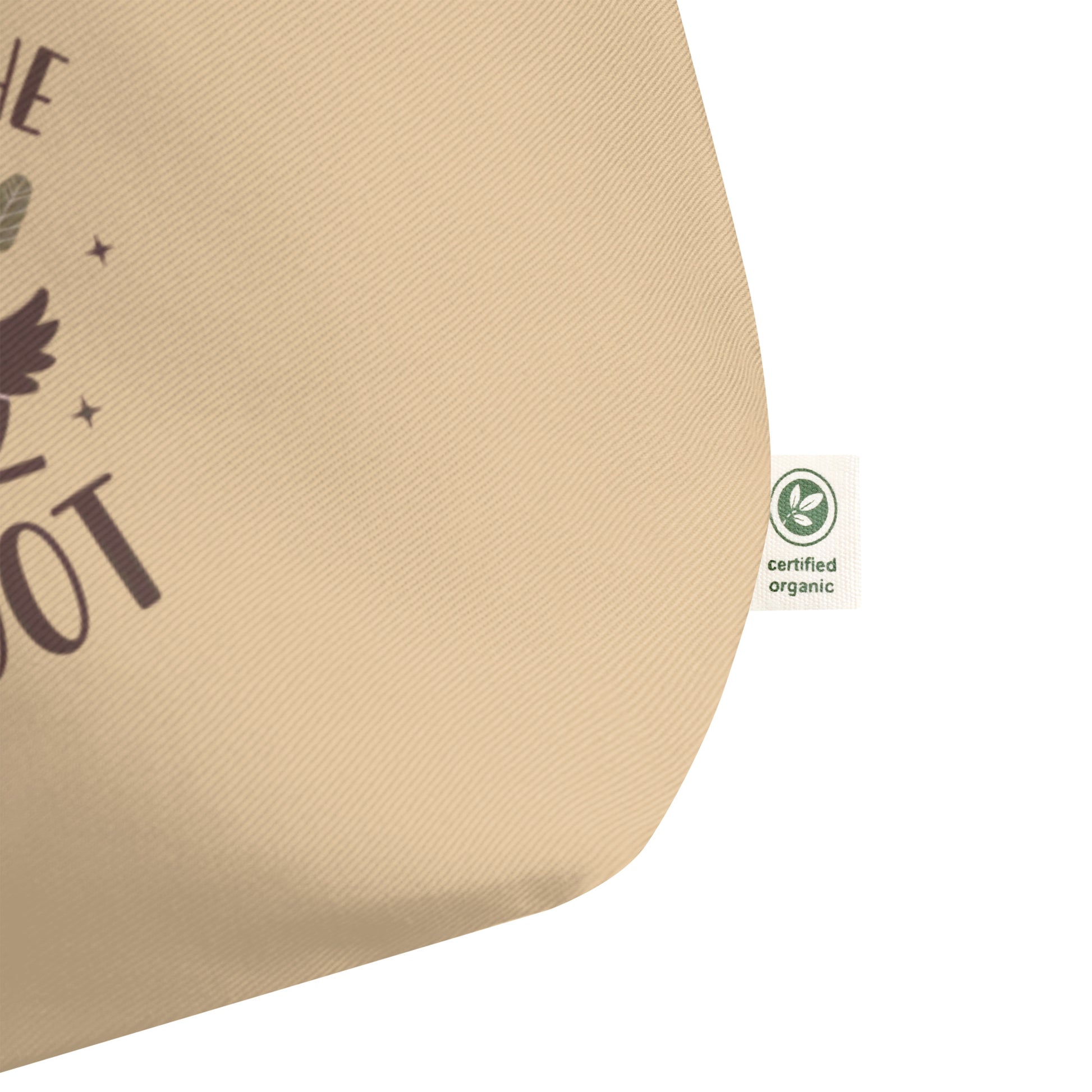 Large Organic Tote Bag | Sustainable & Spacious for Owl Lover Dudeily