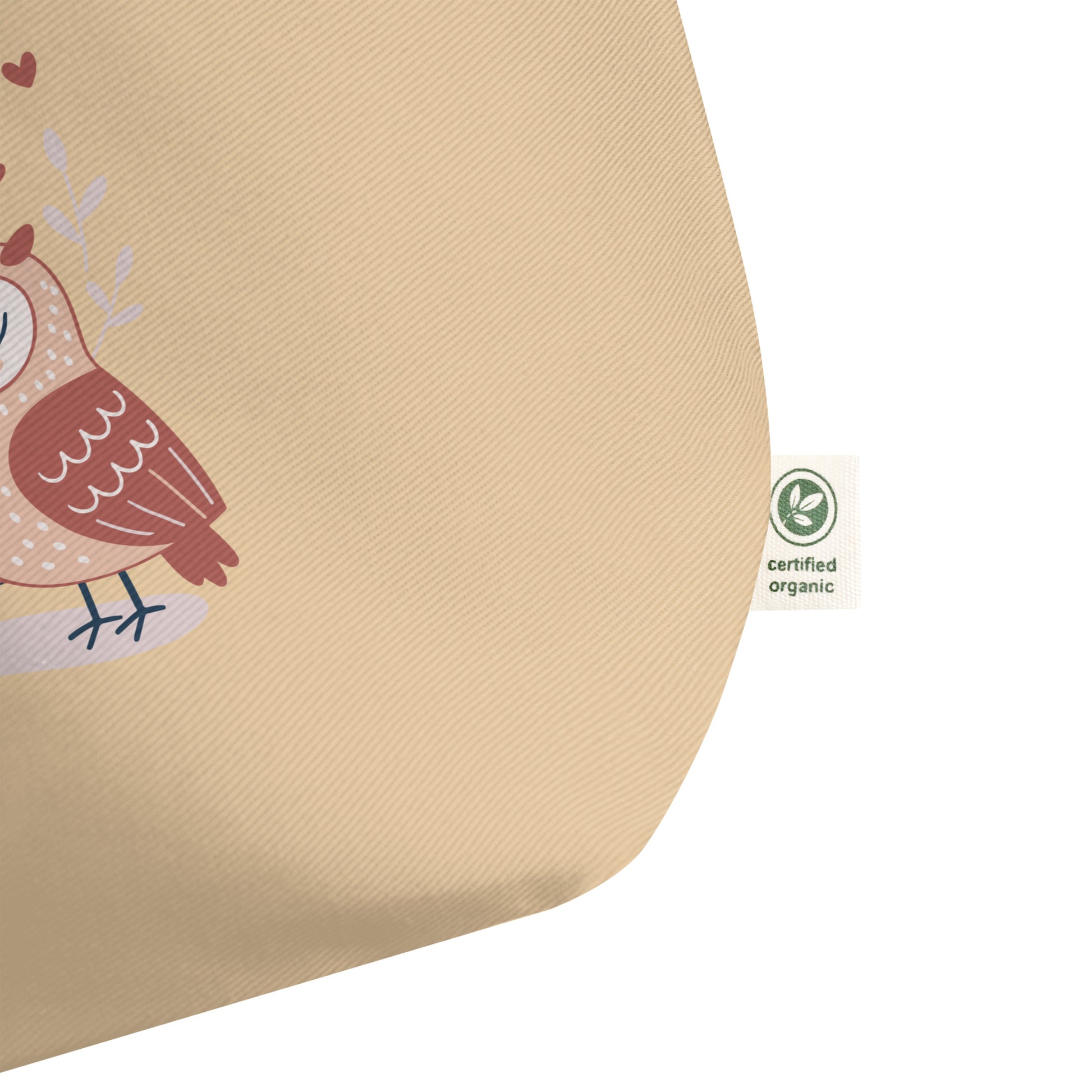 Large Organic Tote Bag – OwlCarry Sustainable Fashion Tote for Family Day Adventures Dudeily