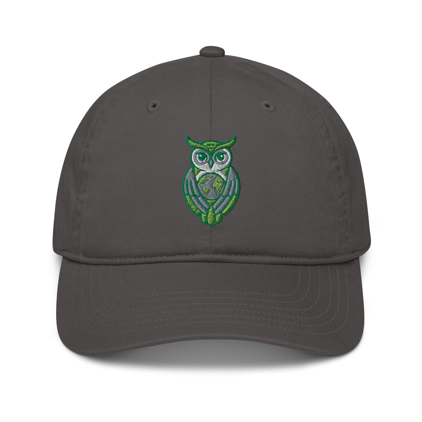 Organic dad hat Charcoal Dudeily