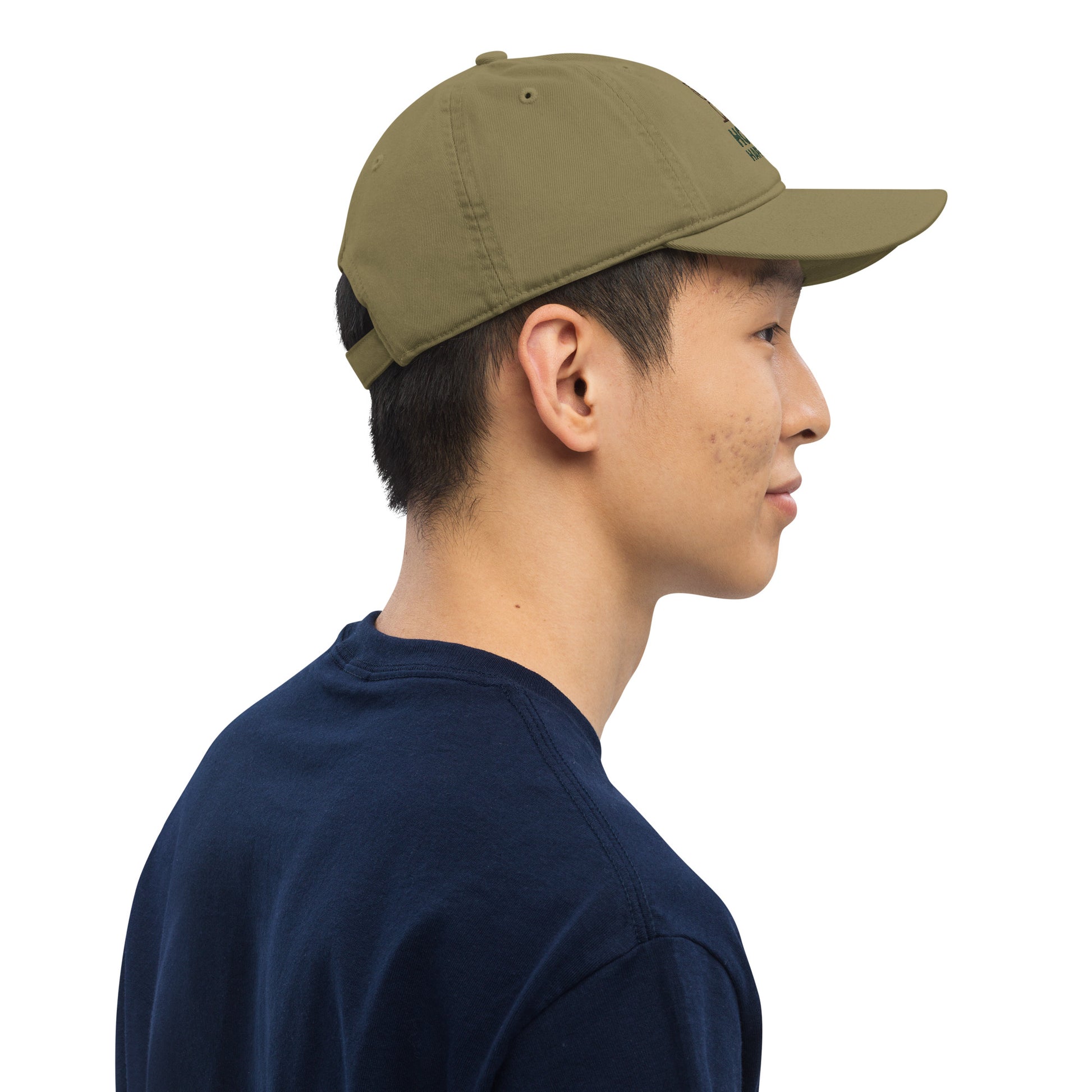 Owl-Themed Embroidered Organic Dad Hat | Sustainable Fashion USA – Eco-Friendly Owl Apparel Dudeily
