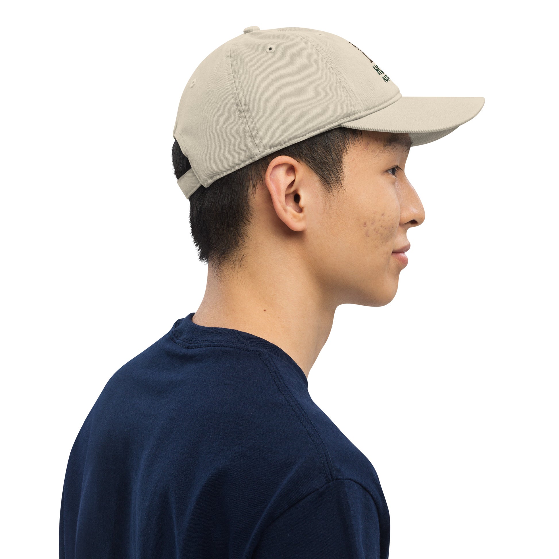 Owl-Themed Embroidered Organic Dad Hat | Sustainable Fashion USA – Eco-Friendly Owl Apparel Dudeily