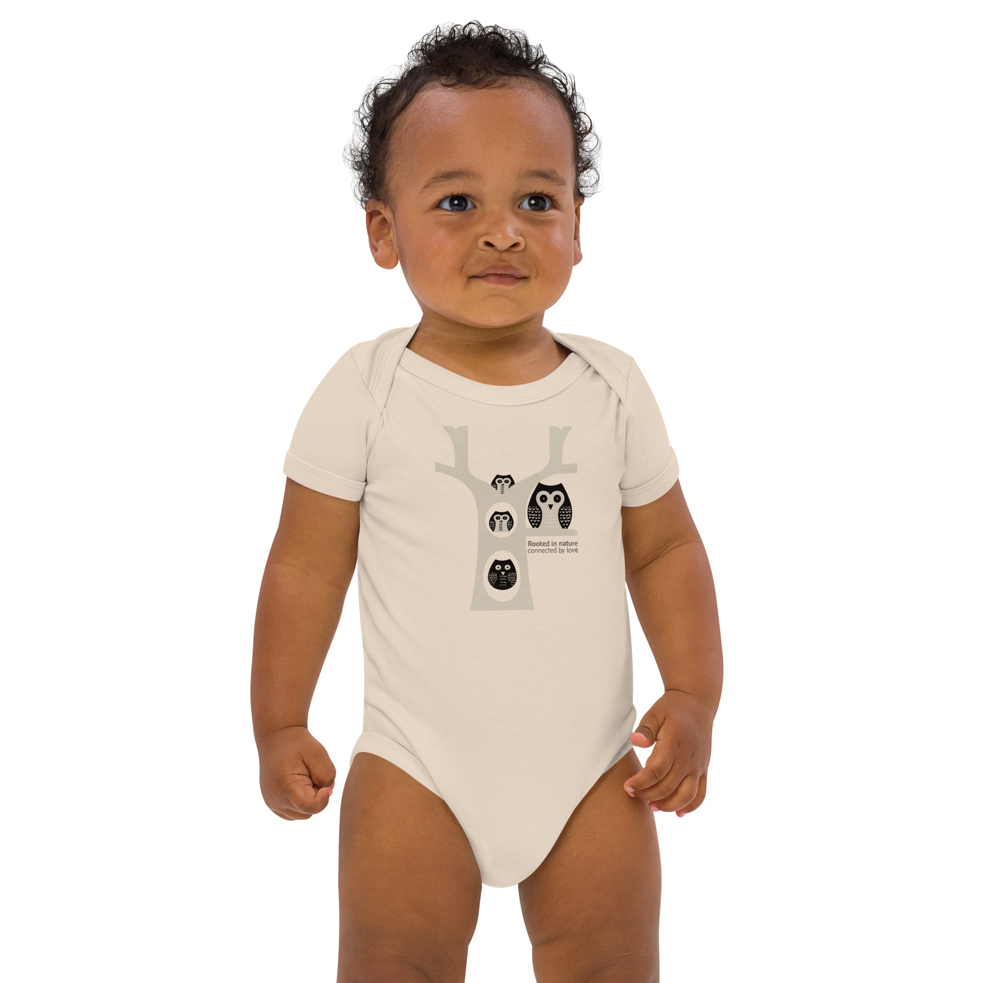 OwlSnug Organic Cotton Baby Bodysuit | Sustainable Fashion USA | Family Day Special Dudeily