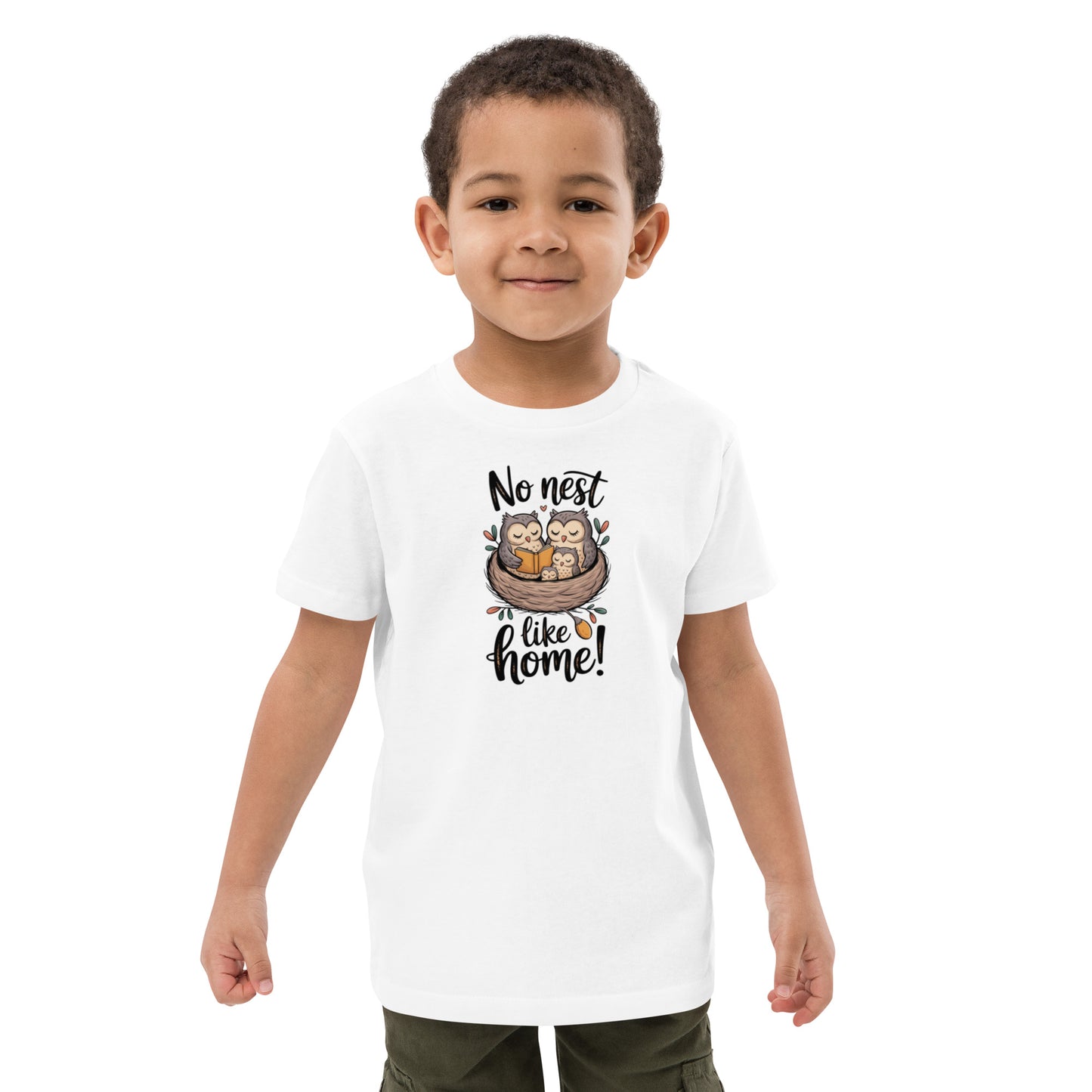 OwlNest Organic Cotton Kids T-Shirt – Soft, Safe & Sustainable Dudeily