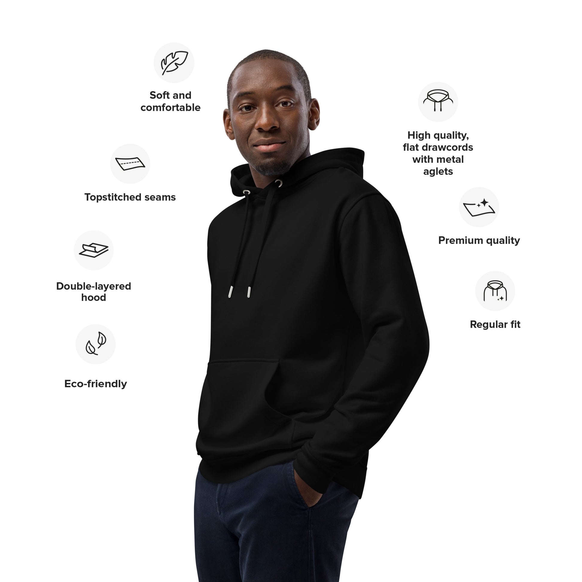 Owl Premium Eco Hoodie - Sustainable Fashion USA for Cozy Fall Vibes Dudeily