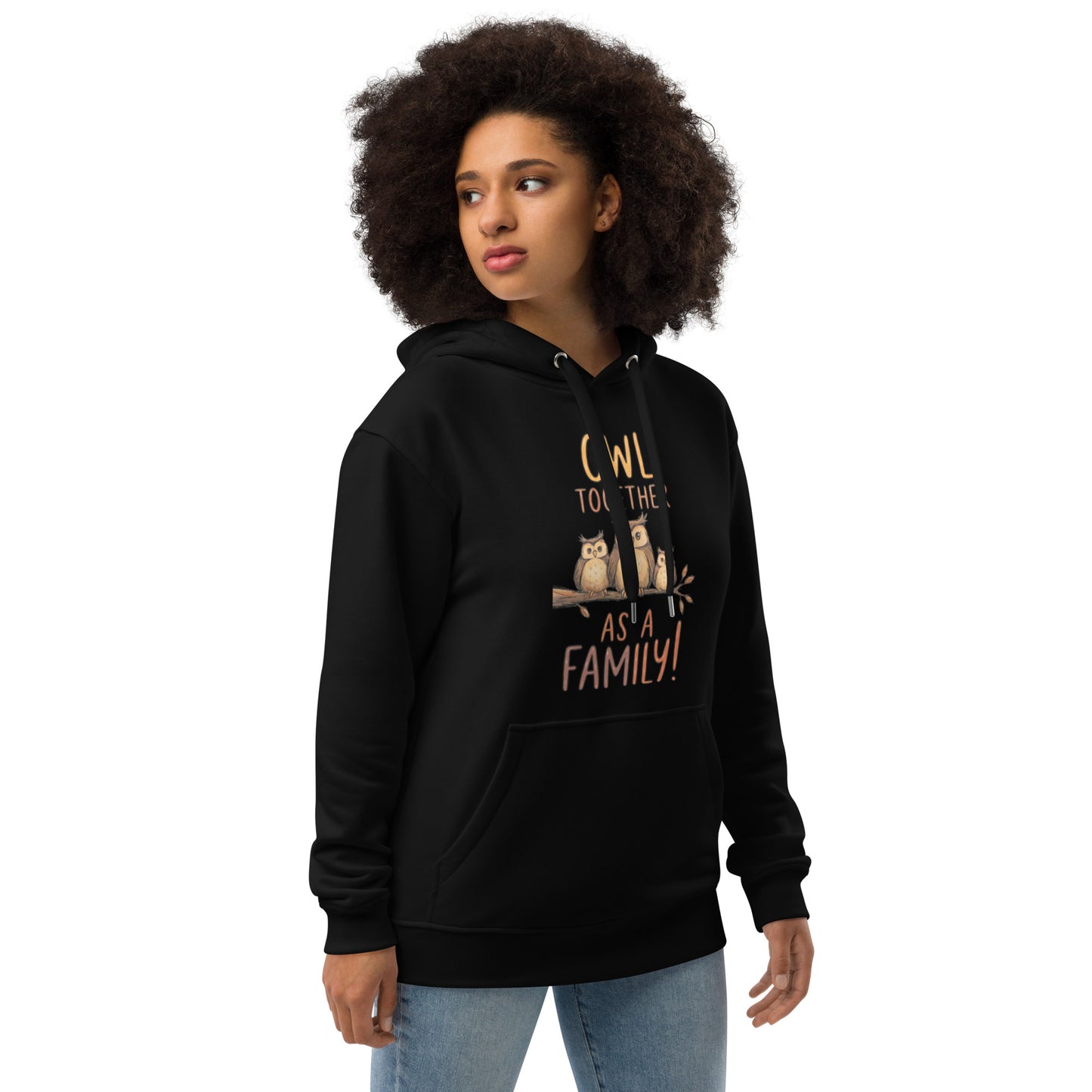 The Wise Owl Premium Hoodie – Eco-Friendly Elegance for All Genders Dudeily