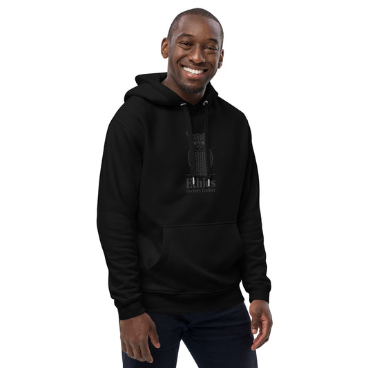 Premium Eco Hoodie: 'Ethics in Every Feather' | Sustainable Owl Fashion USA Dudeily