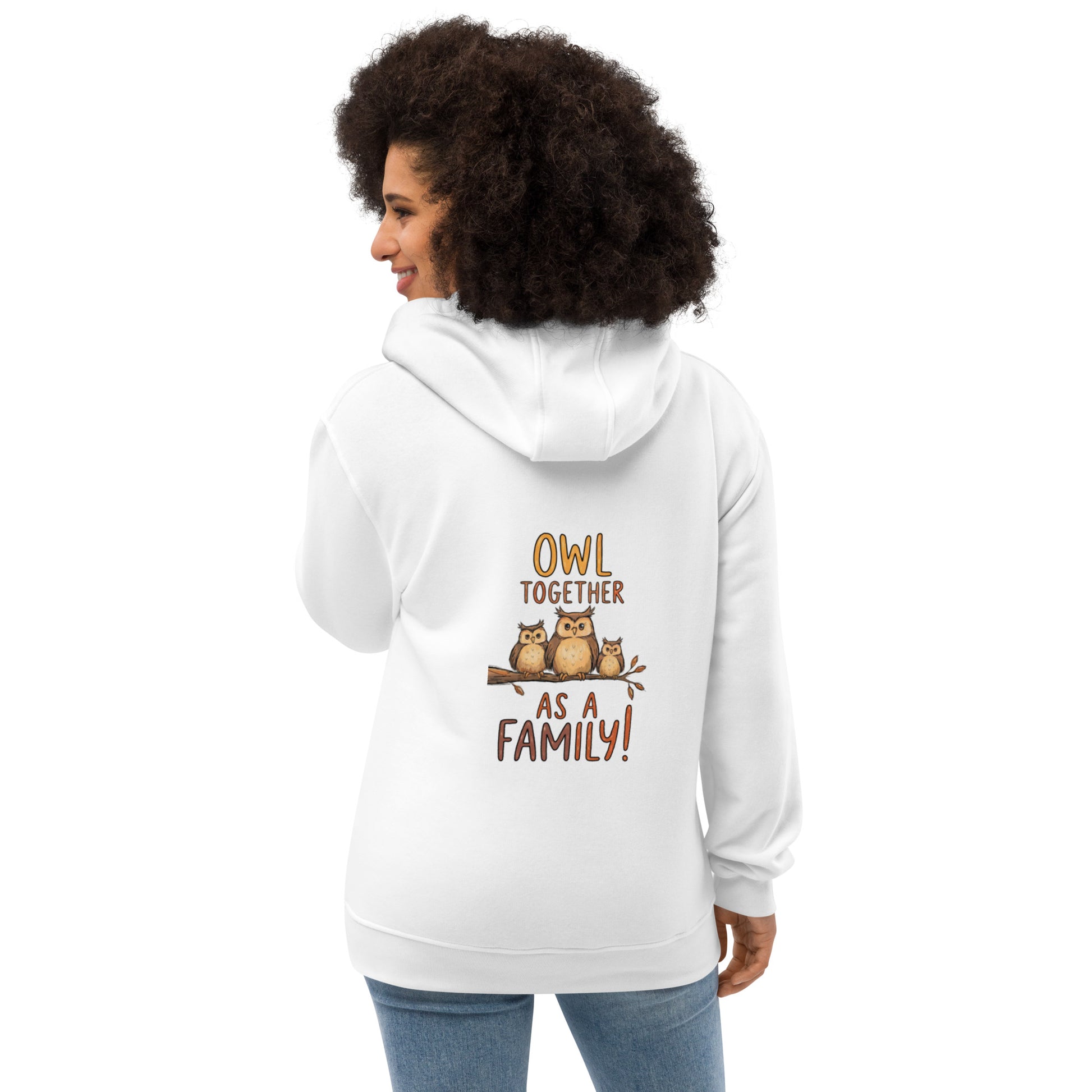 The Wise Owl Premium Hoodie – Eco-Friendly Elegance for All Genders Dudeily