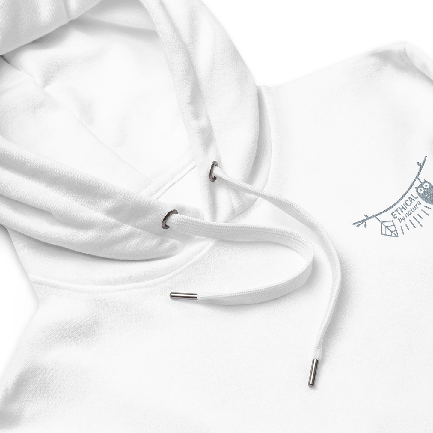 Premium Eco Hoodie: Ethical by Nature | Owl Embroidered Sustainable Fashion Dudeily