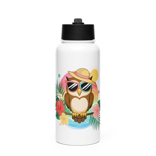 Owl-Themed Stainless Steel Water Bottle – Stylish, Durable, and Perfect for Hydration