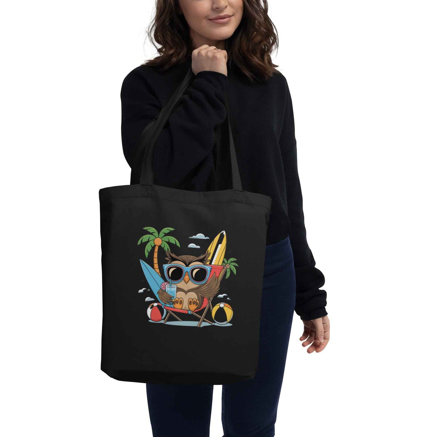 Owl Themed Eco Tote Bags - Sustainable, Stylish, and Practical for Daily Use Dudeily
