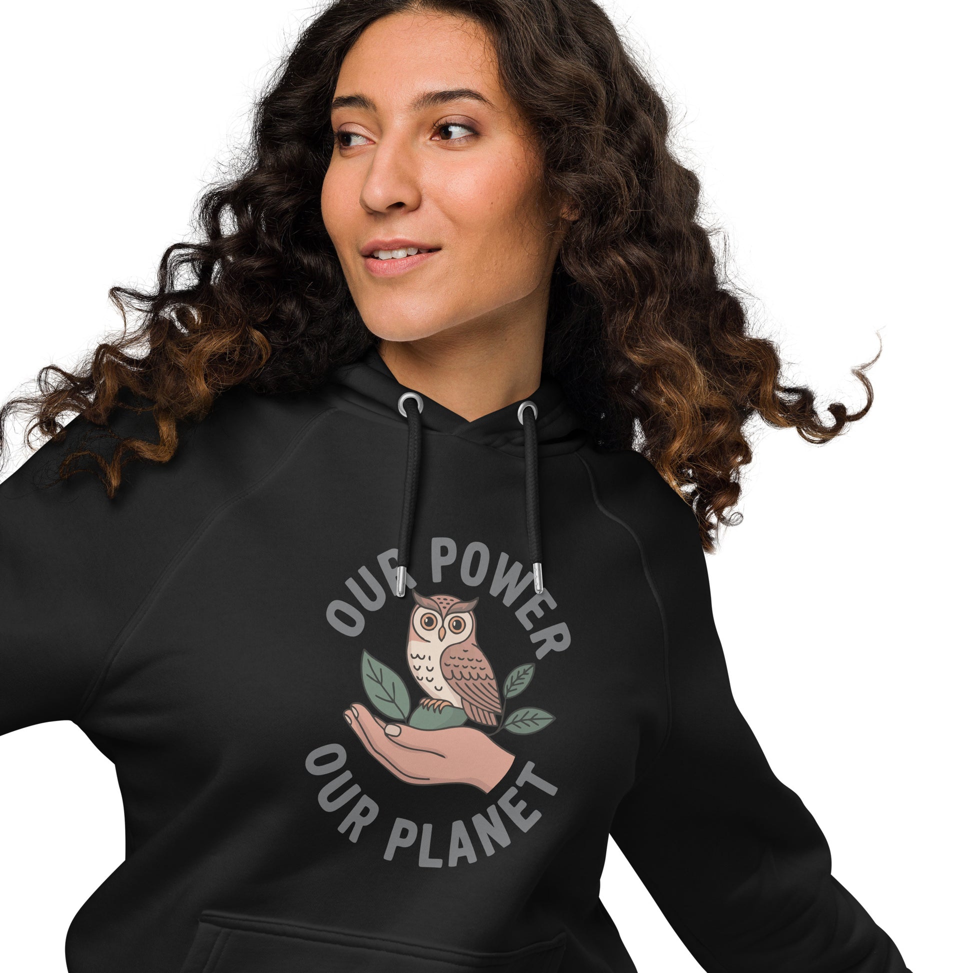 Unisex eco raglan hoodie Dudeily
