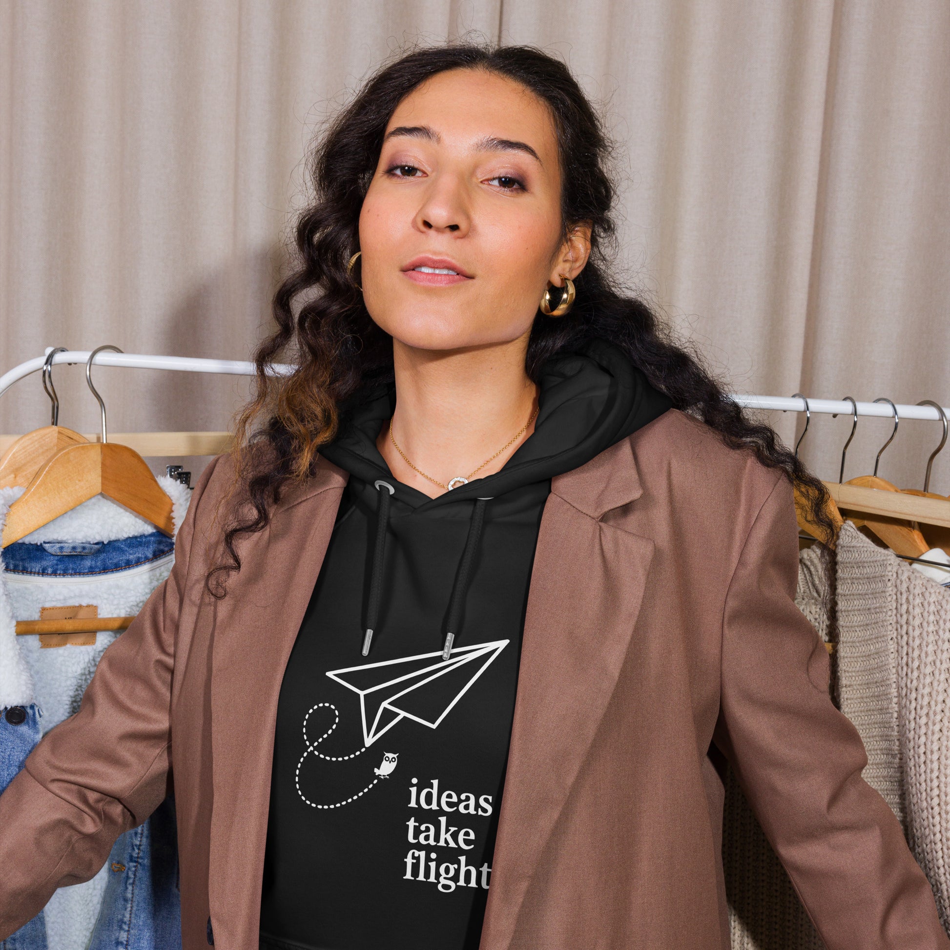 Unisex eco raglan hoodie Dudeily