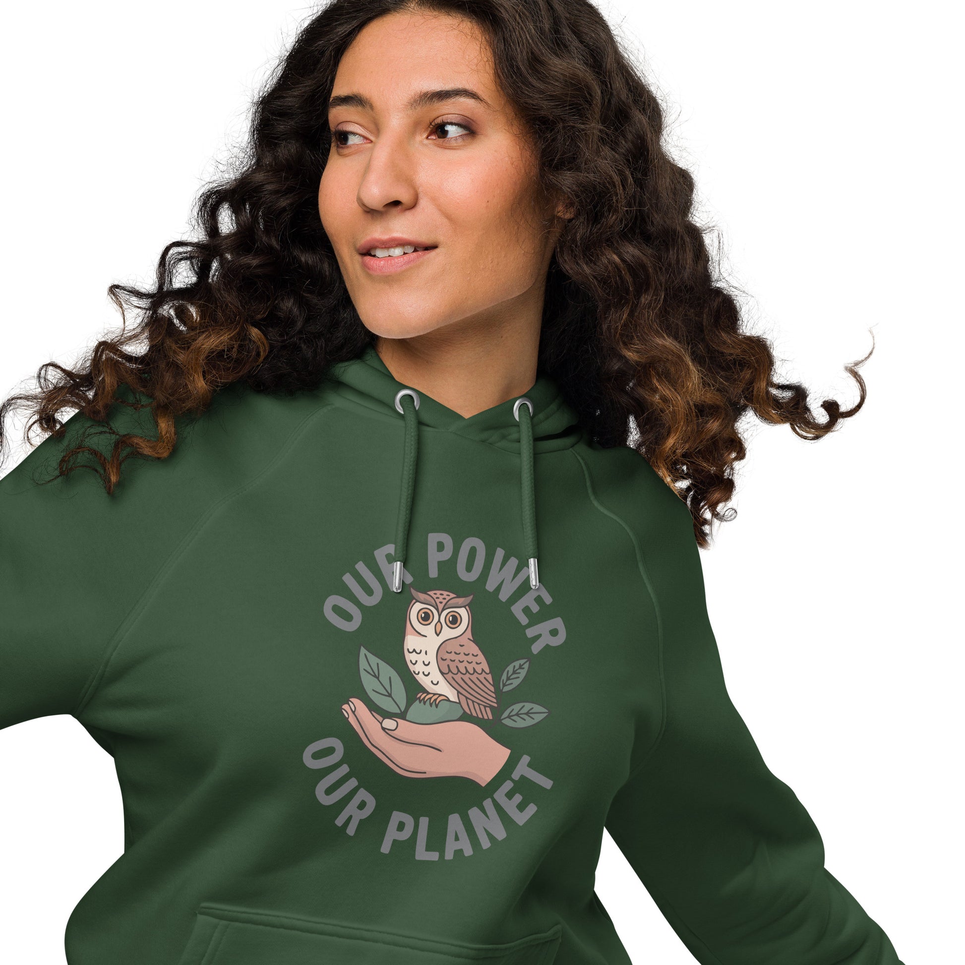 Unisex eco raglan hoodie Dudeily