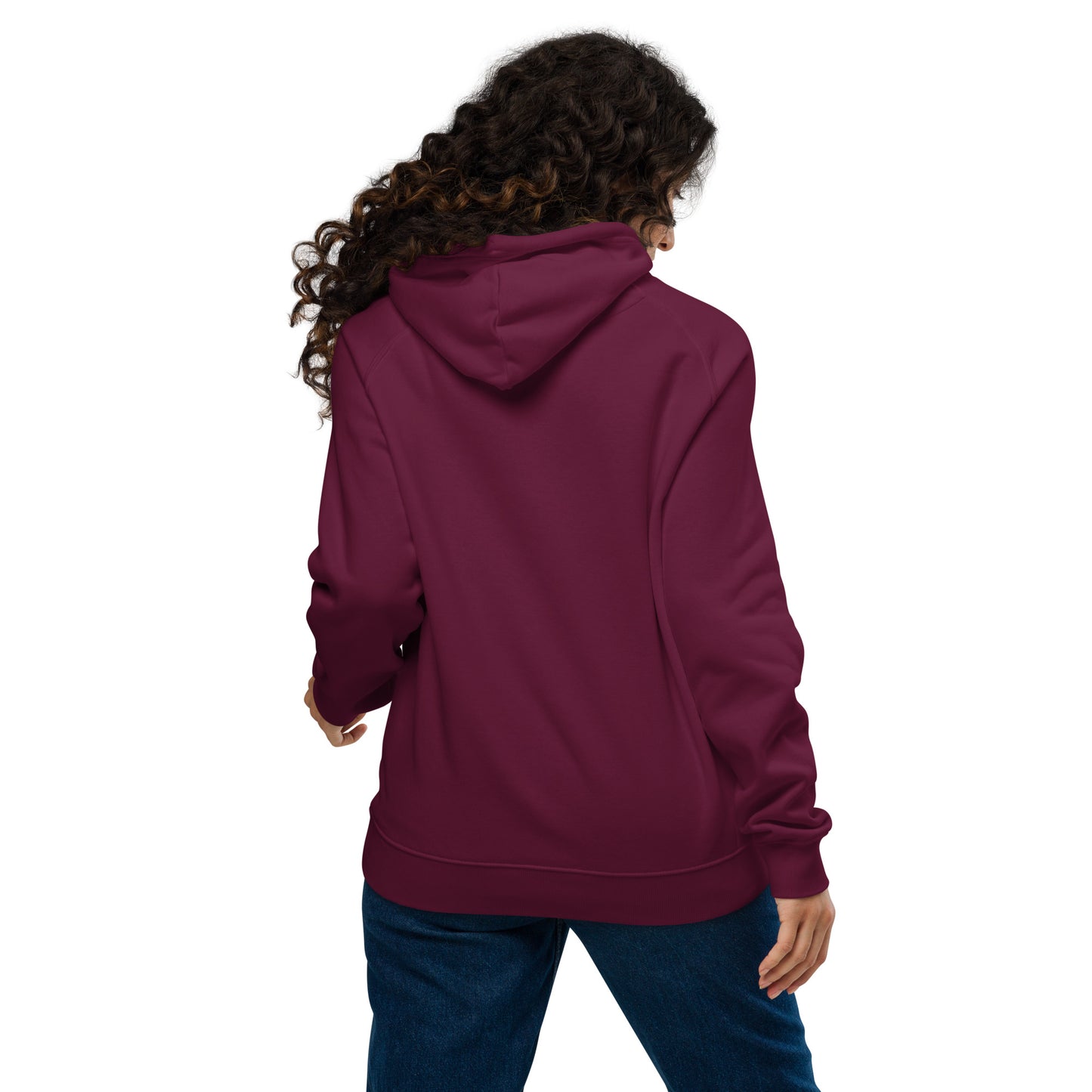 Sustainable Fashion USA-Owl Unisex Eco Raglan Hoodie: 'Stay Cozy Hoot Loud' in Fall Dudeily