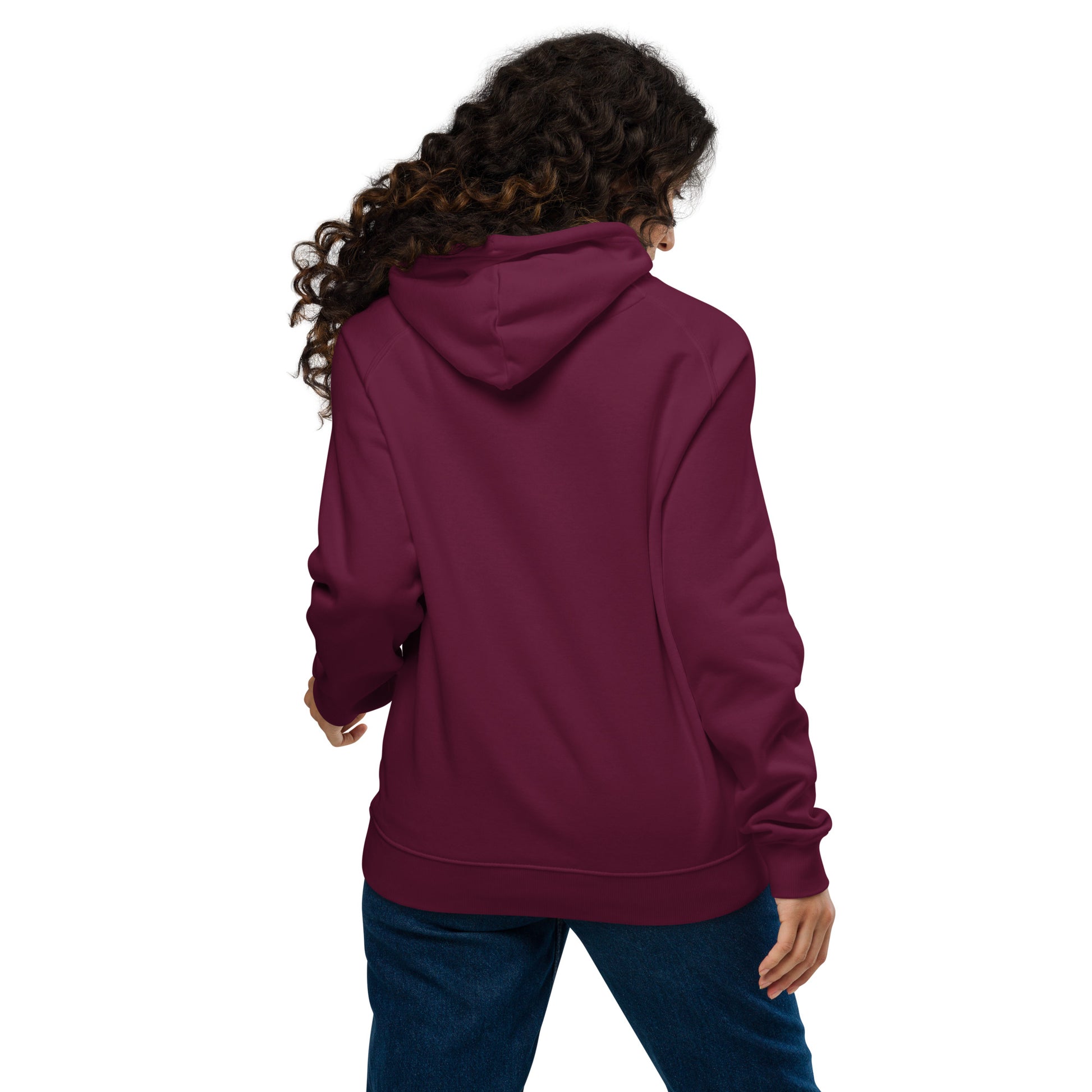 Sustainable Fashion USA-Owl Unisex Eco Raglan Hoodie: 'Stay Cozy Hoot Loud' in Fall Dudeily