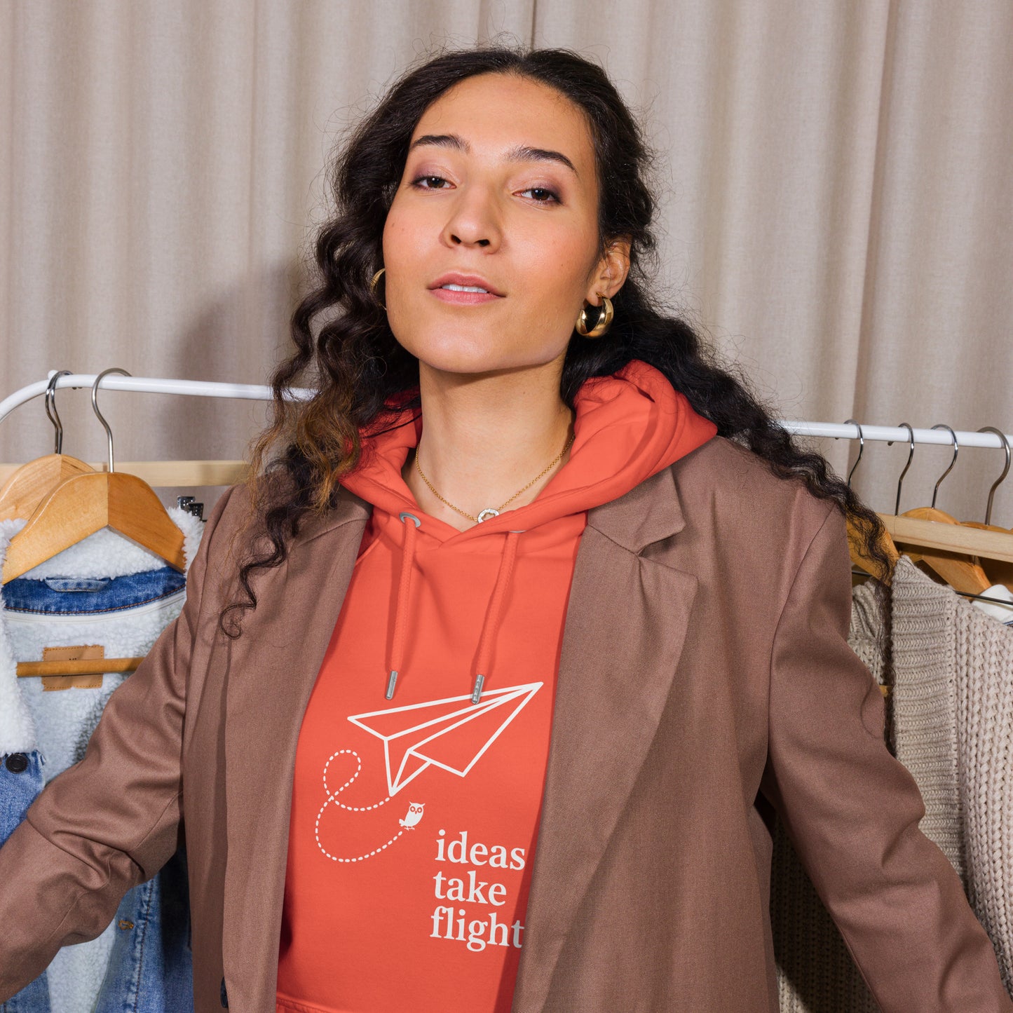 Unisex eco raglan hoodie Dudeily