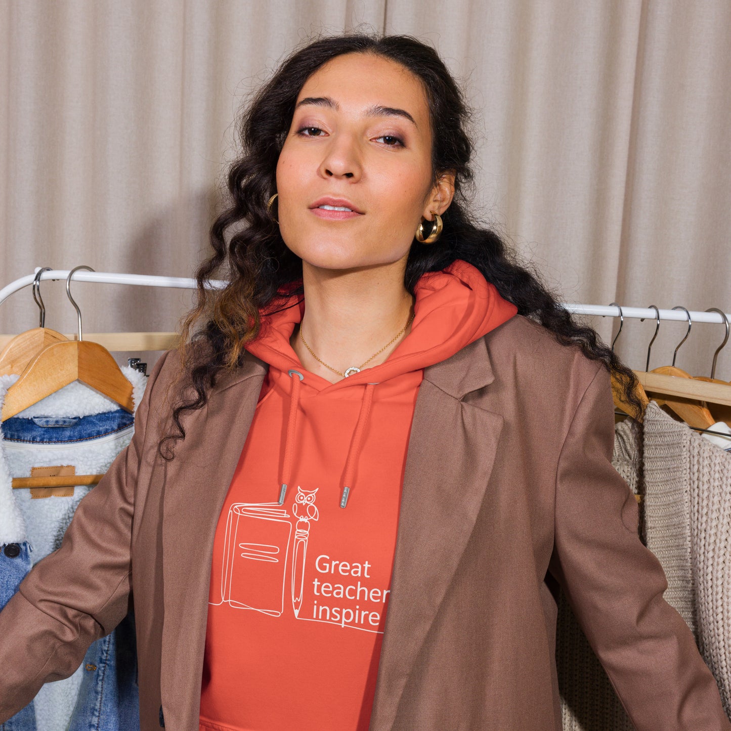 Unisex eco raglan hoodie Dudeily