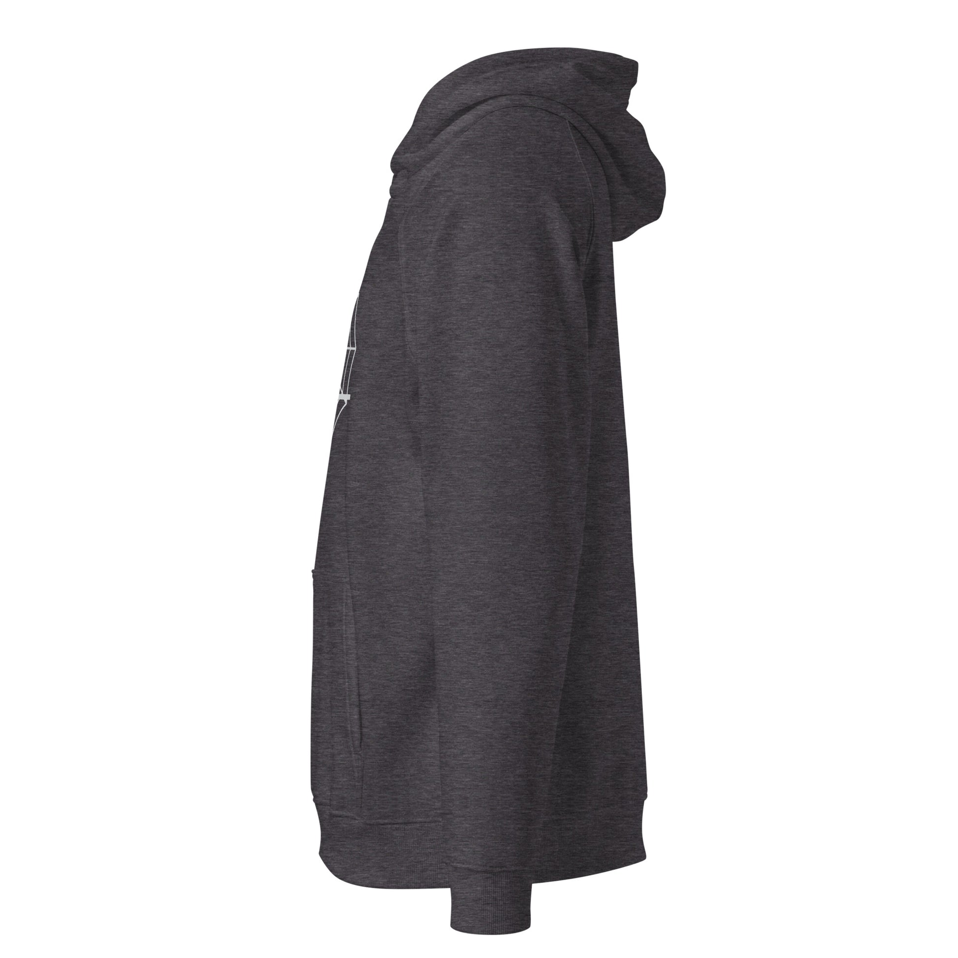 Unisex Eco Raglan Hoodie: Halloween Owl Cozy Sustainable Style USA Dudeily