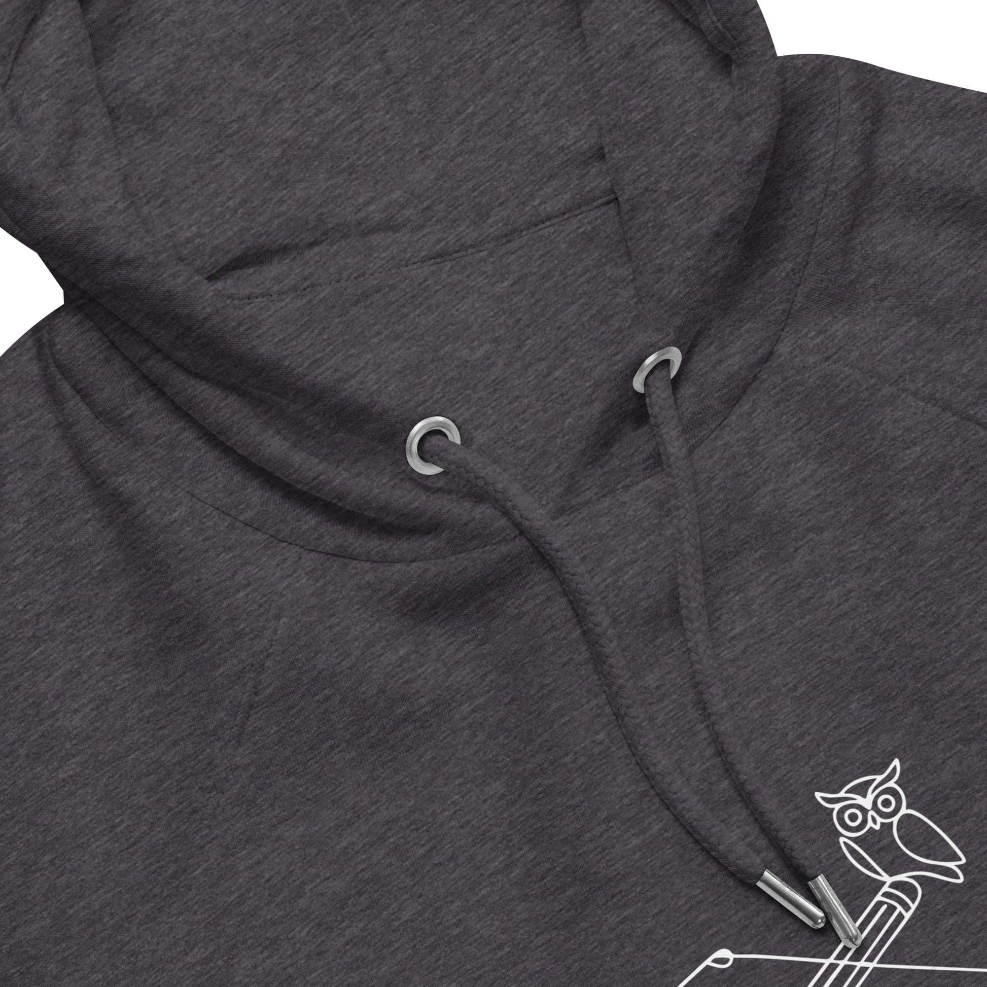 Unisex eco raglan hoodie Dudeily