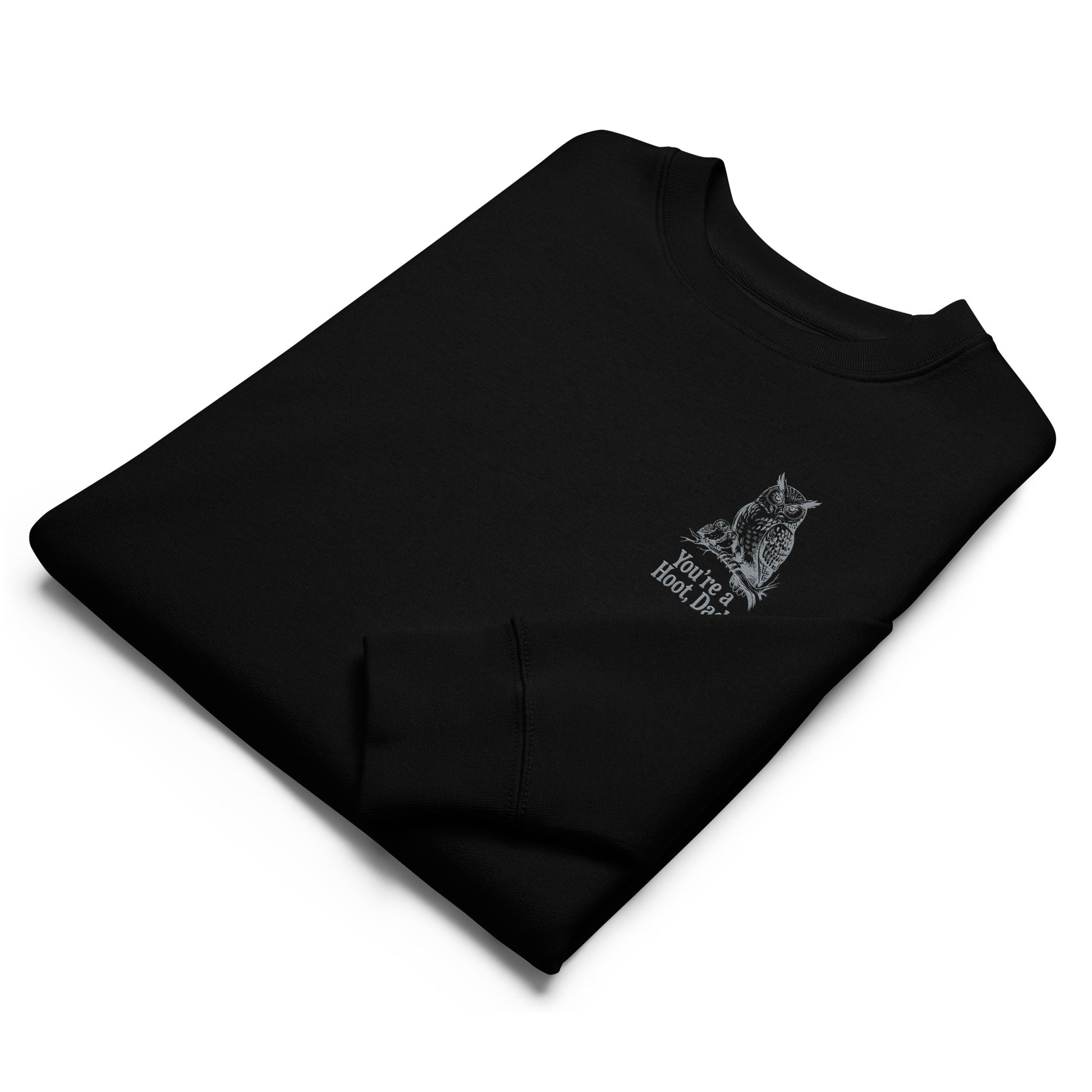 Owl-Themed Unisex Eco Sweatshirt | Sustainable Fashion for Eco-Conscious Living Dudeily