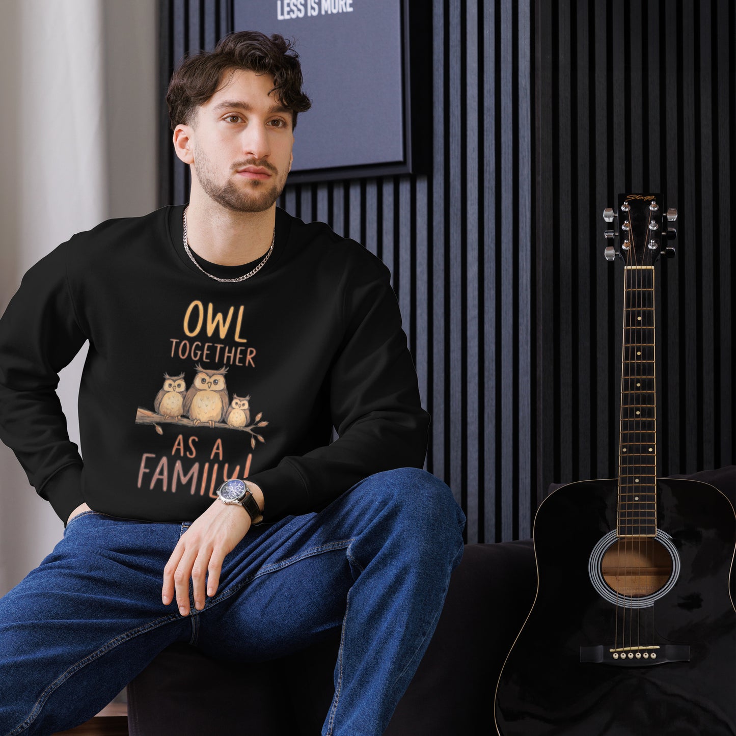 OwlSpirit Unisex Eco Sweatshirt – Soft, Sustainable & Seasonless Style Dudeily