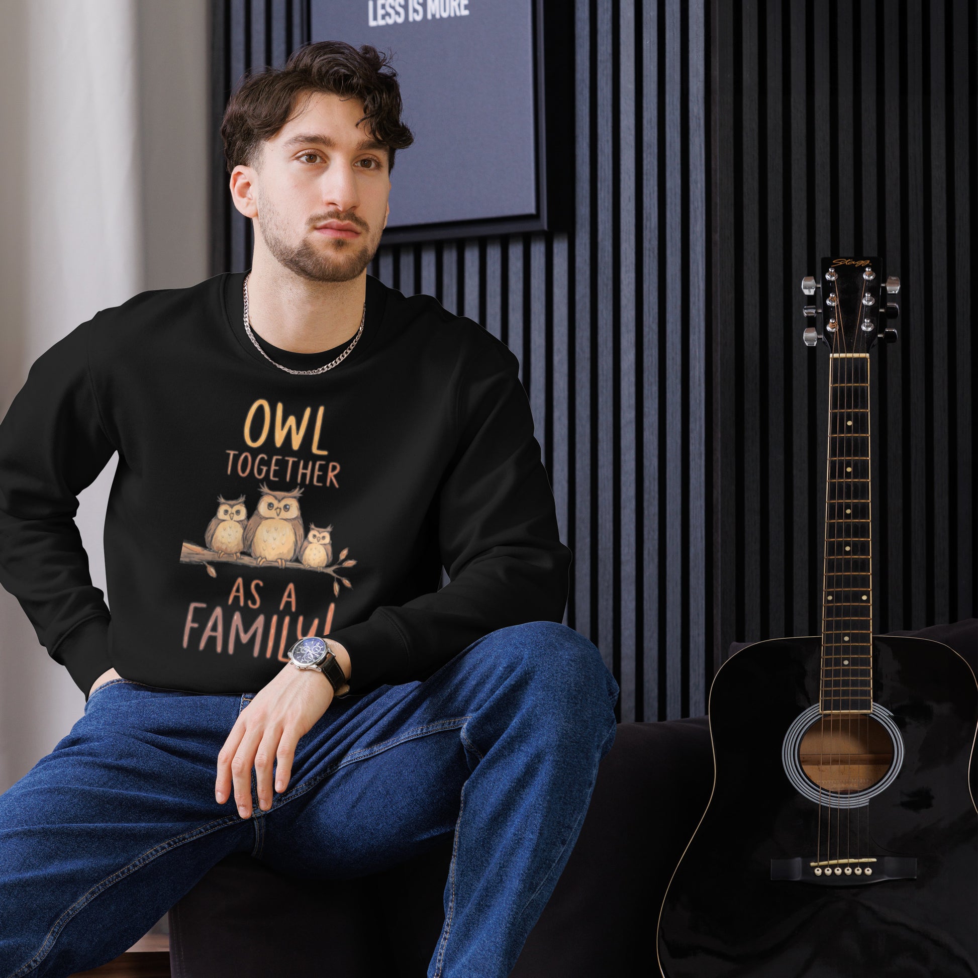 OwlSpirit Unisex Eco Sweatshirt – Soft, Sustainable & Seasonless Style Dudeily