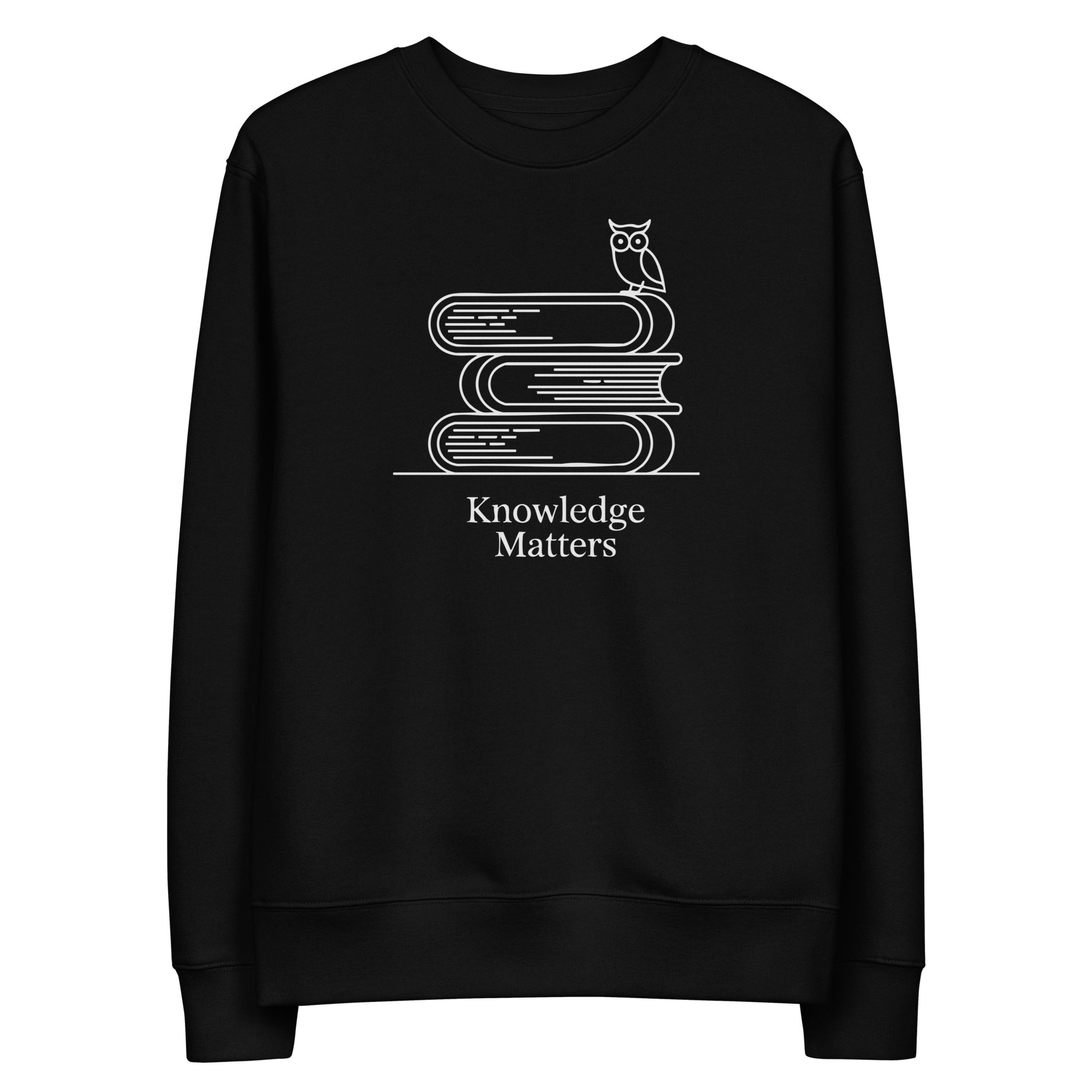 Unisex eco sweatshirt Black Dudeily