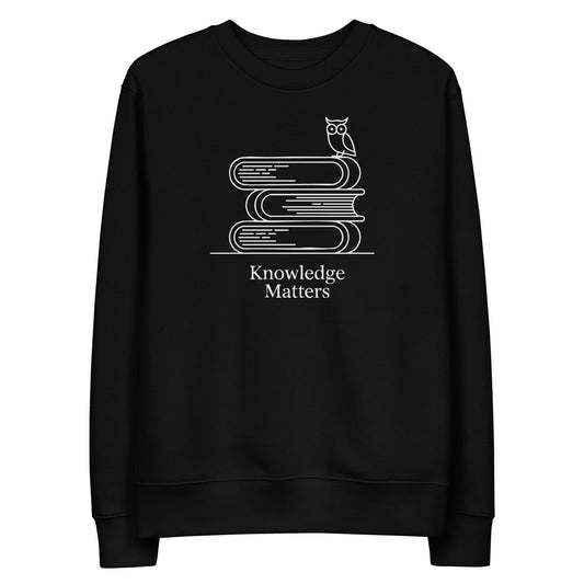 Unisex eco sweatshirt Black Dudeily