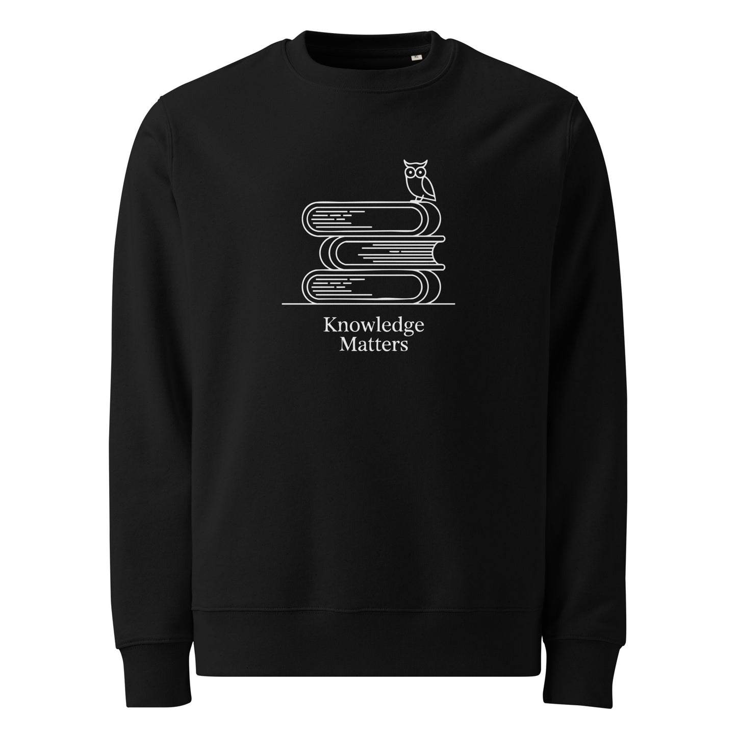 Unisex eco sweatshirt Black Dudeily