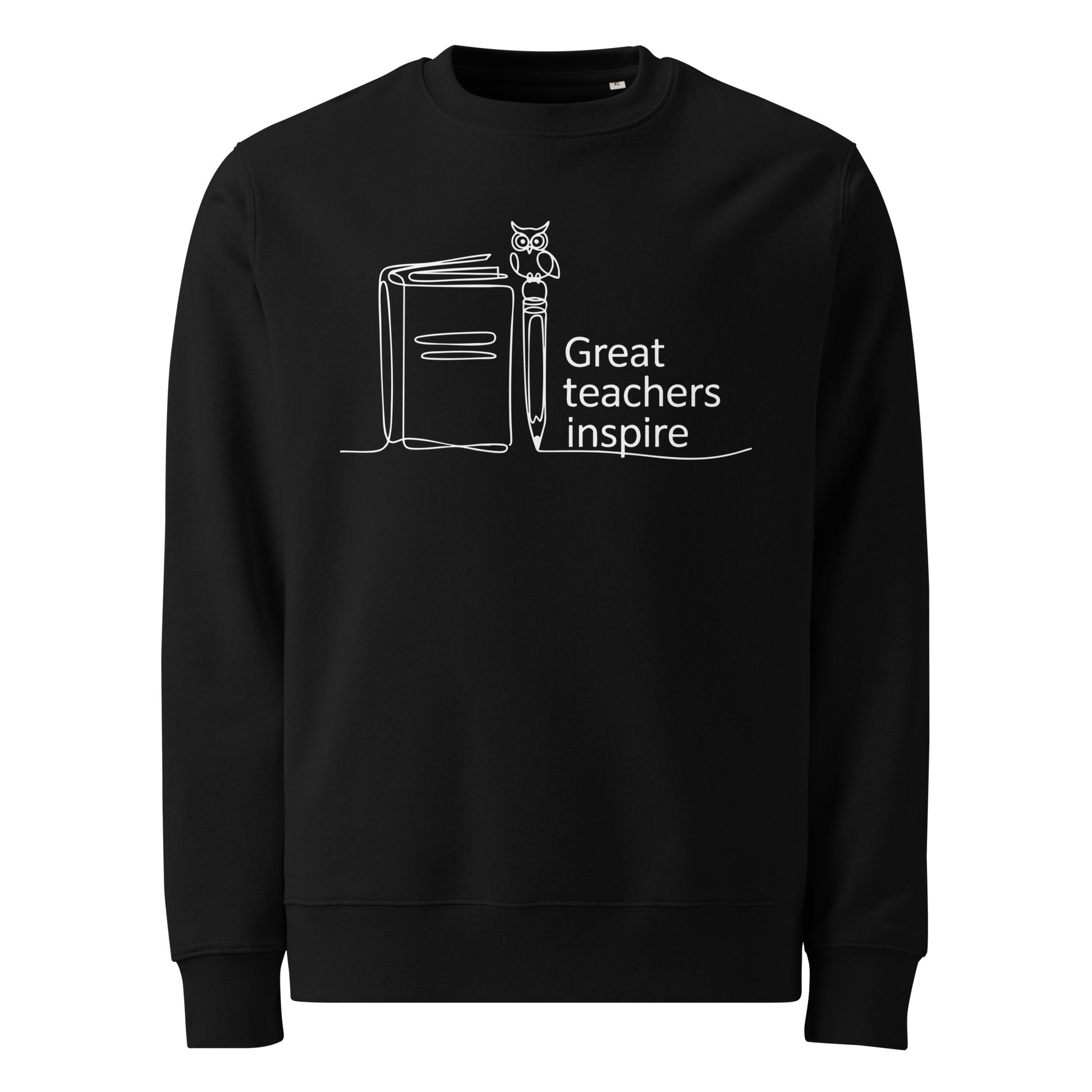 Unisex eco sweatshirt Black Dudeily