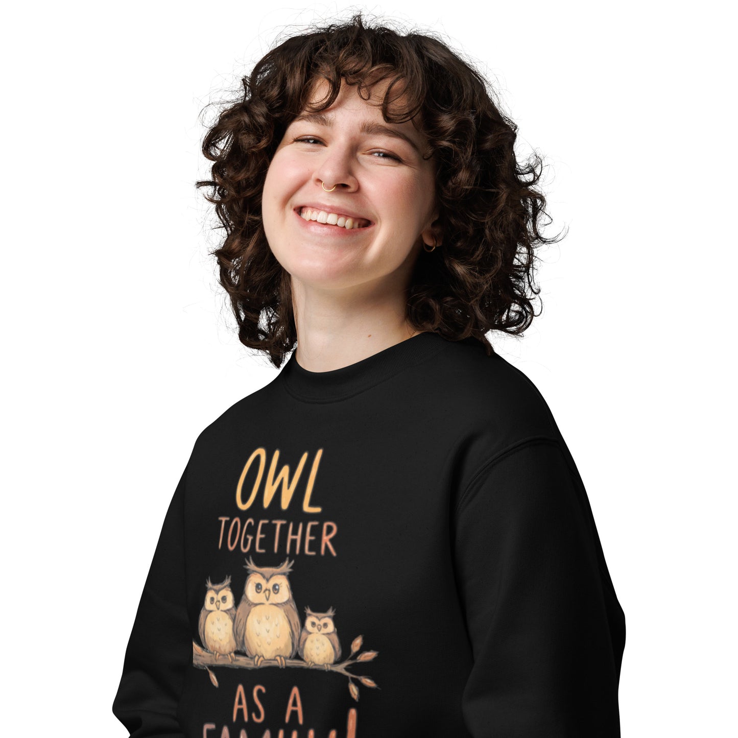 OwlSpirit Unisex Eco Sweatshirt – Soft, Sustainable & Seasonless Style Dudeily