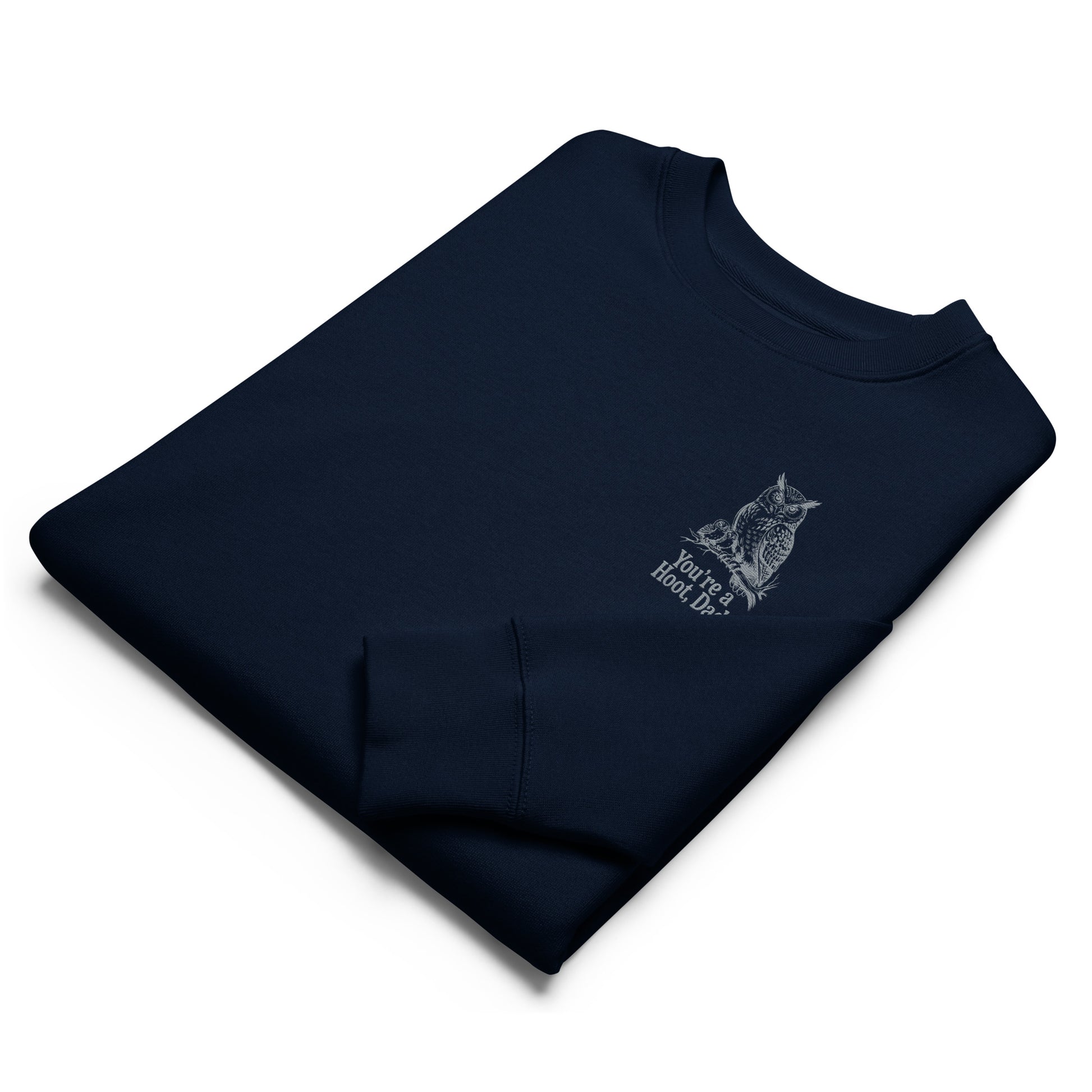 Owl-Themed Unisex Eco Sweatshirt | Sustainable Fashion for Eco-Conscious Living Dudeily