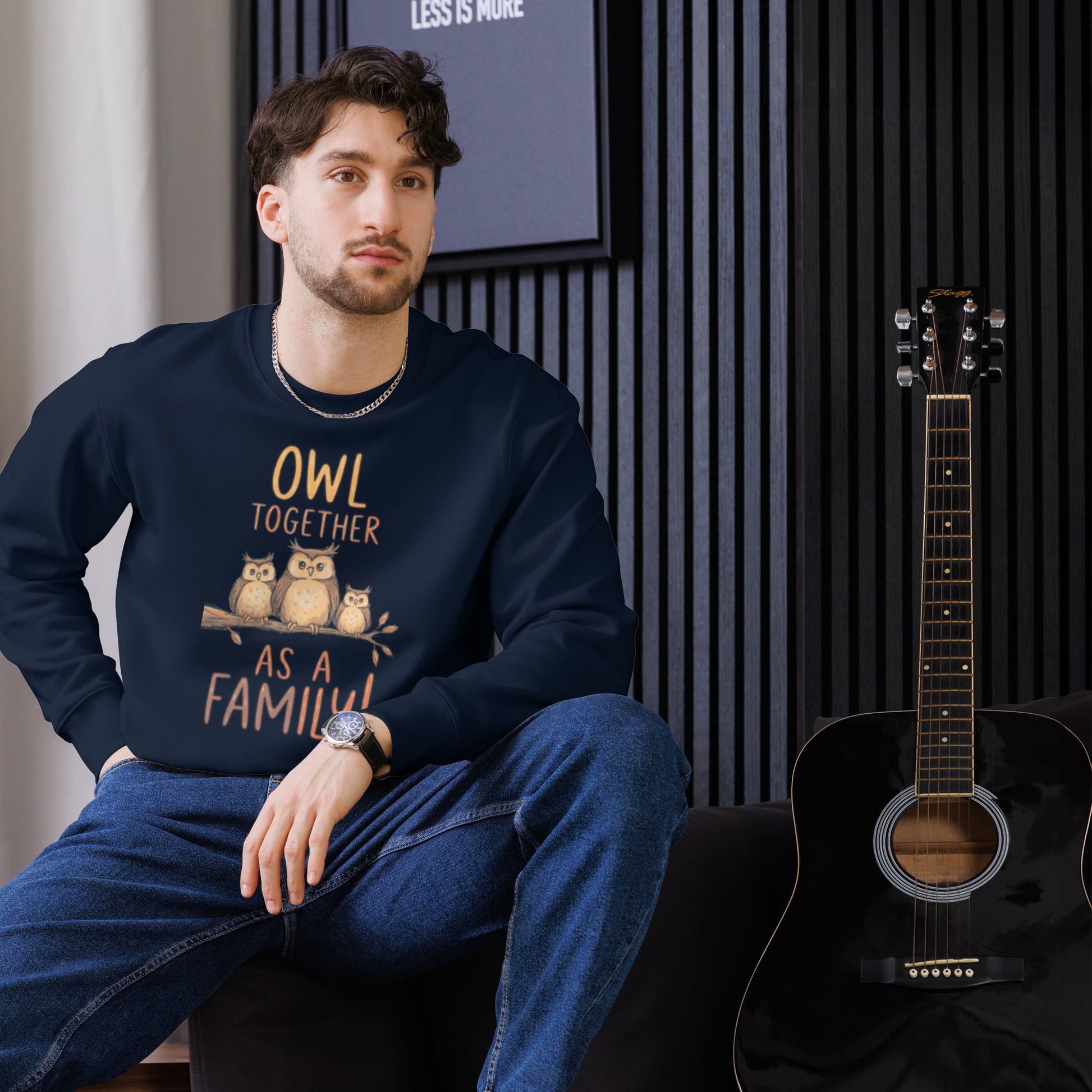 OwlSpirit Unisex Eco Sweatshirt – Soft, Sustainable & Seasonless Style Dudeily