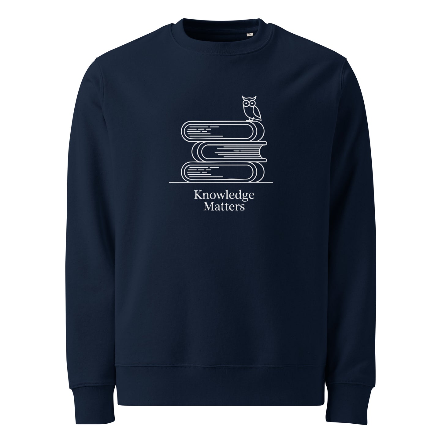 Unisex eco sweatshirt French Navy Dudeily