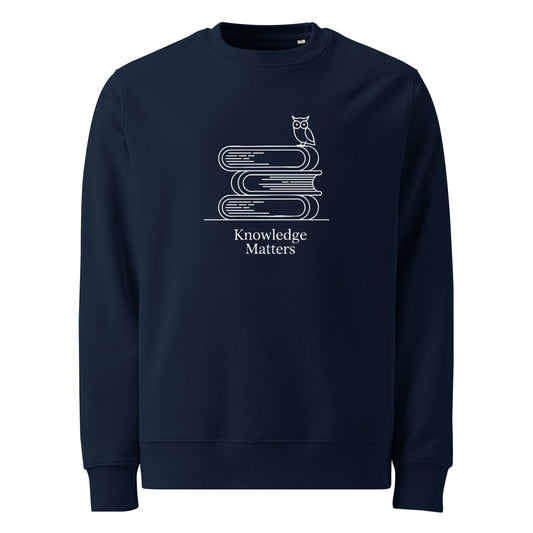 Unisex eco sweatshirt French Navy Dudeily