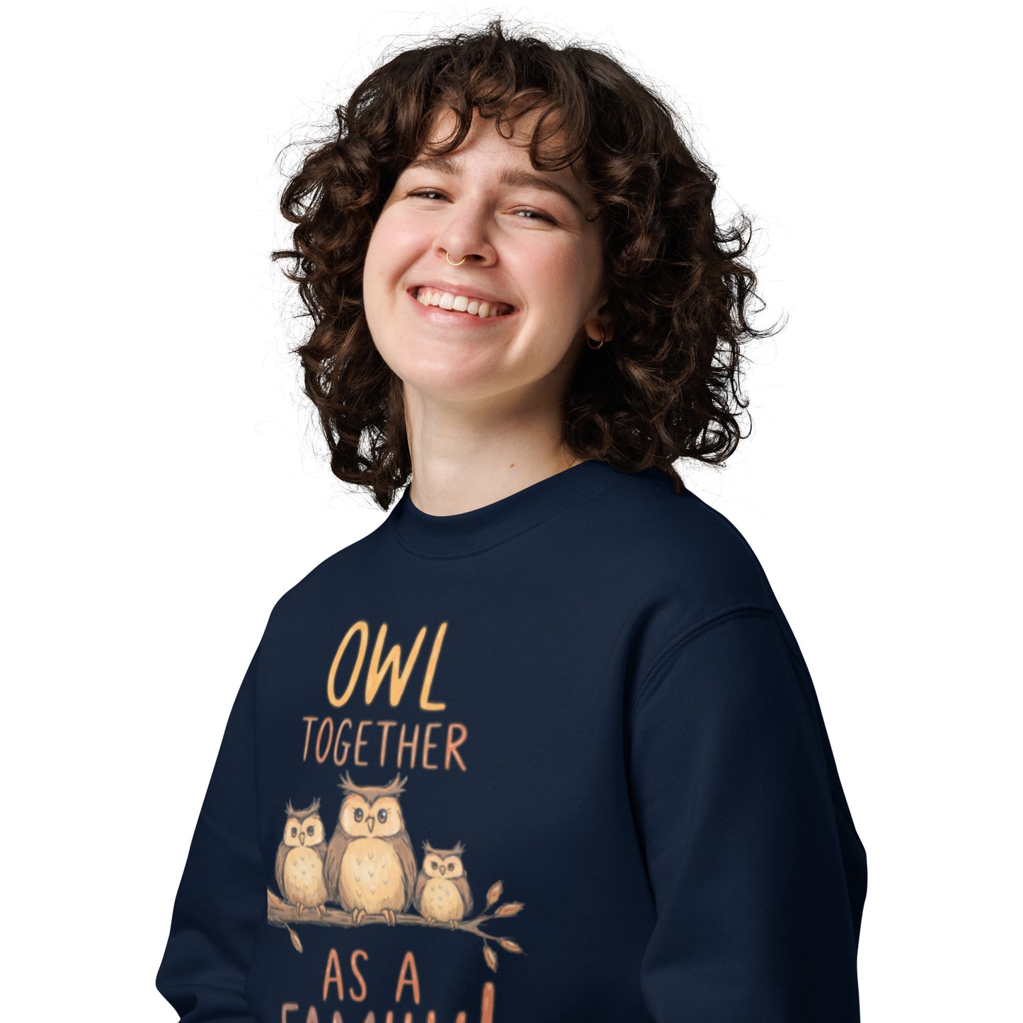 OwlSpirit Unisex Eco Sweatshirt – Soft, Sustainable & Seasonless Style Dudeily