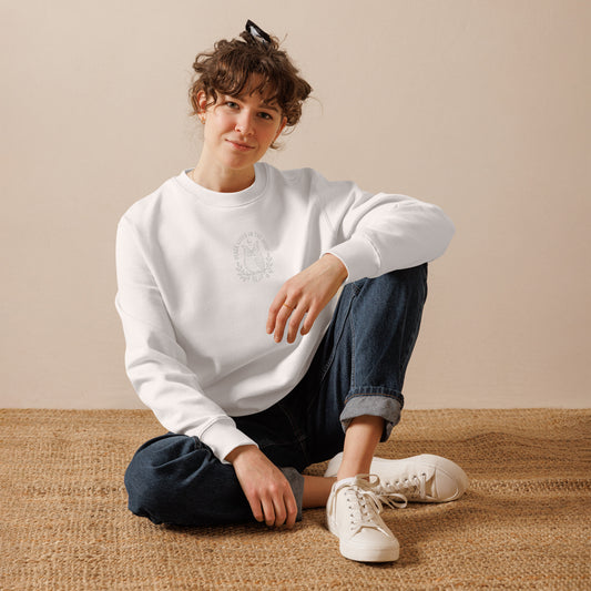 Owl Unisex Eco Sweatshirt – 'Peace Lives in the Night' in Fall | Sustainable Fashion USA Dudeily