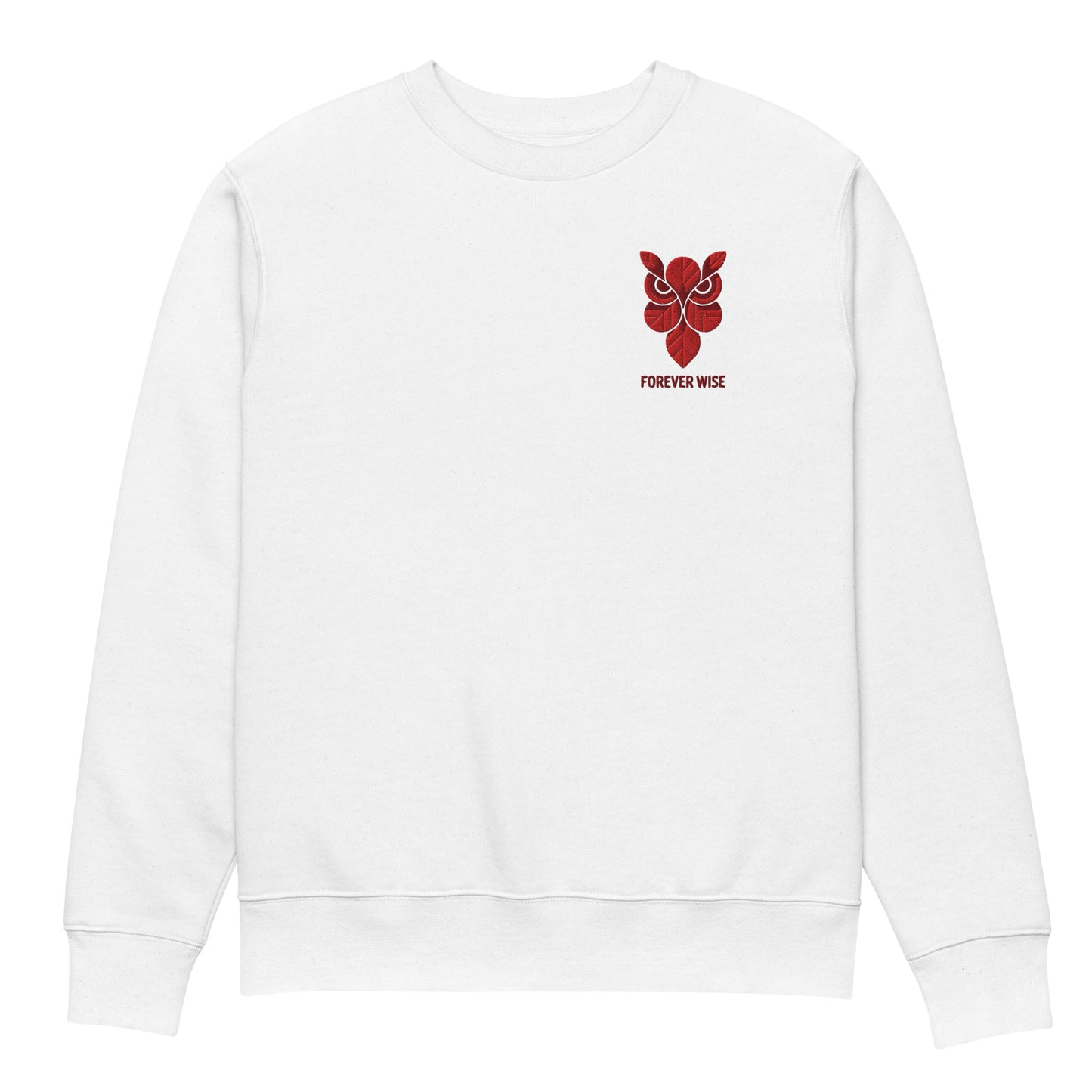 Owl Unisex Eco Sweatshirt: 'Forever Wise' in Fall | Sustainable Fashion USA Dudeily