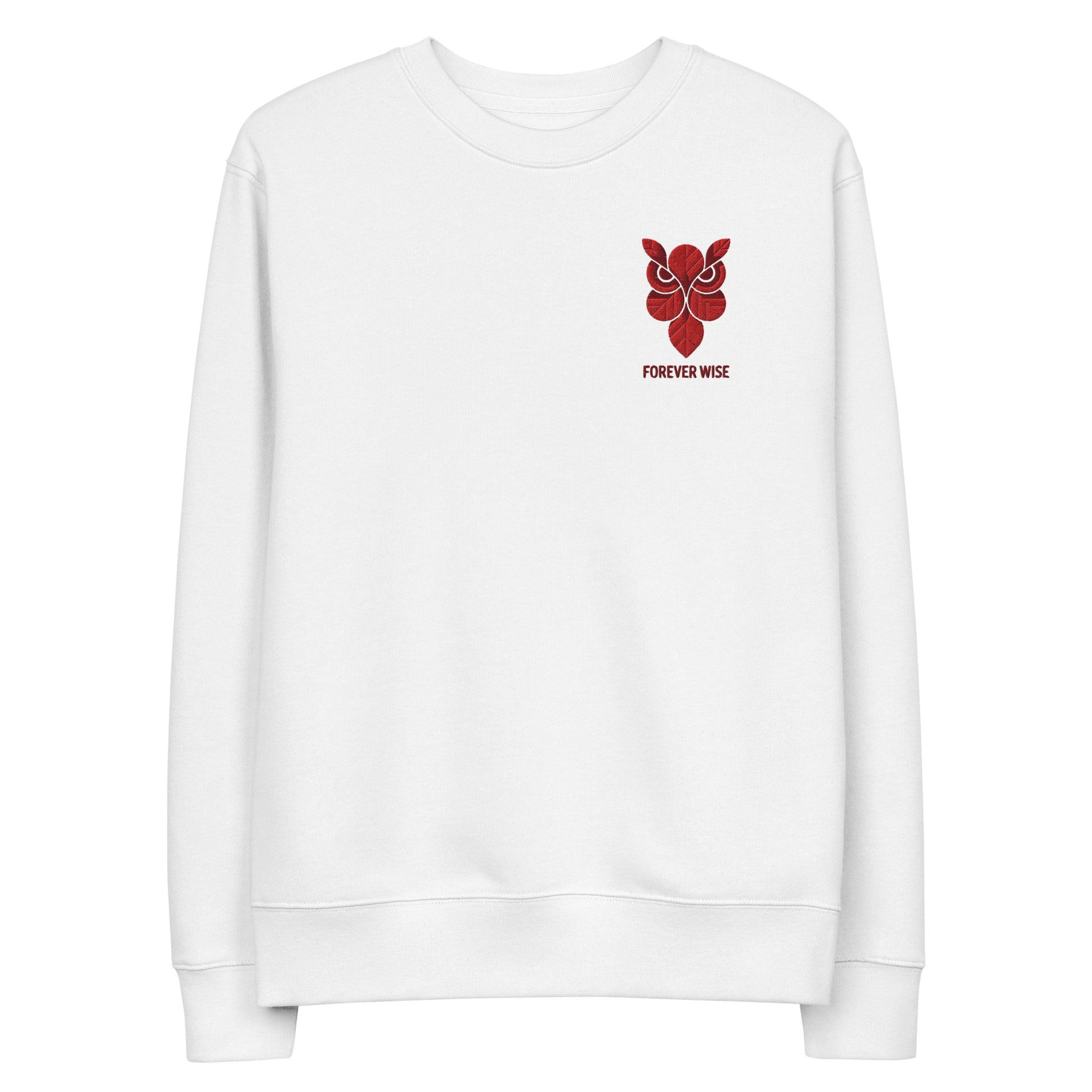 Owl Unisex Eco Sweatshirt: 'Forever Wise' in Fall | Sustainable Fashion USA Dudeily