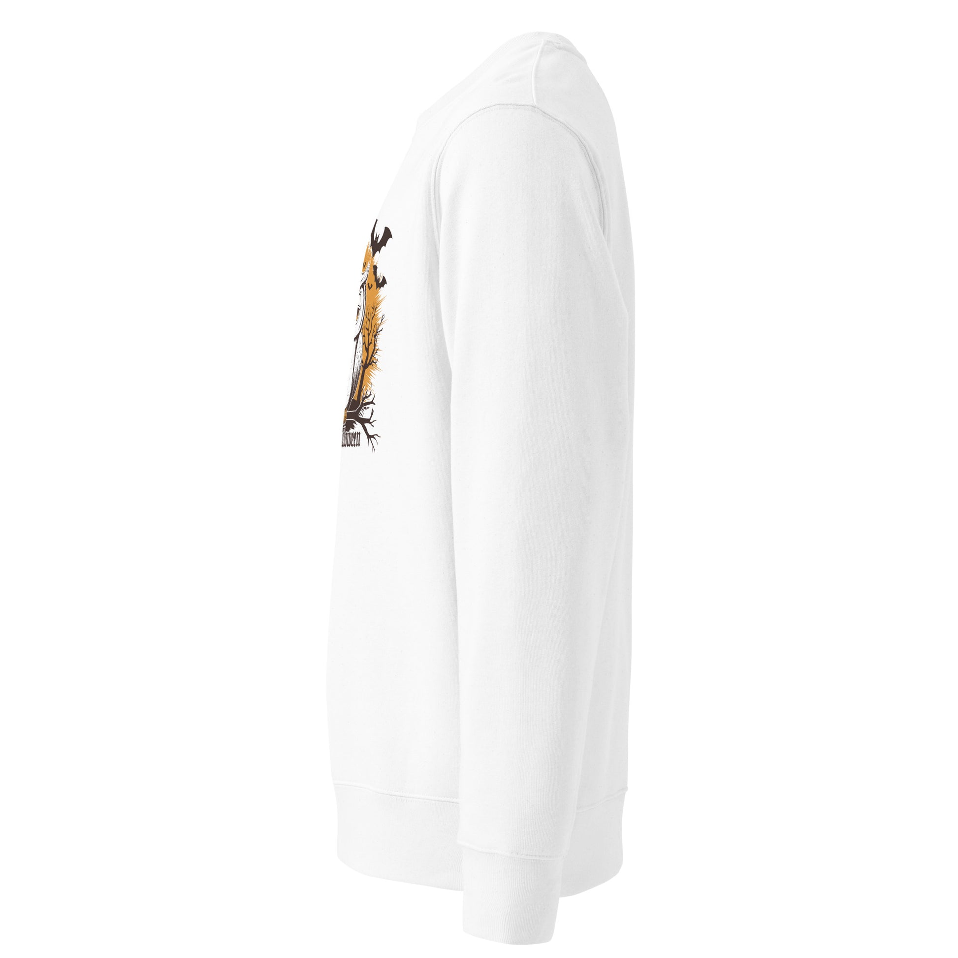 Unisex Eco Sweatshirt: Halloween Owl Cozy Sustainable Style USA Dudeily