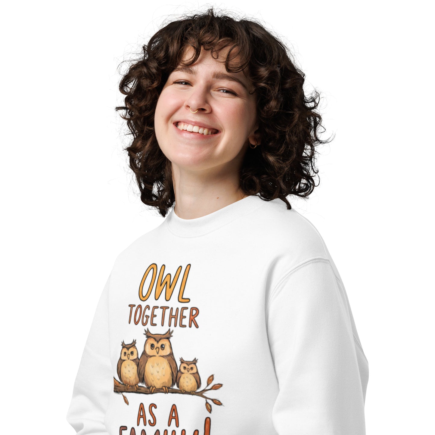 OwlSpirit Unisex Eco Sweatshirt – Soft, Sustainable & Seasonless Style Dudeily