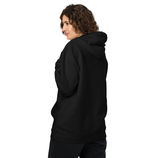 Unisex Essential Organic Hoodie: 'Forever Wise' | Sustainable Owl Fashion USA Black Dudeily