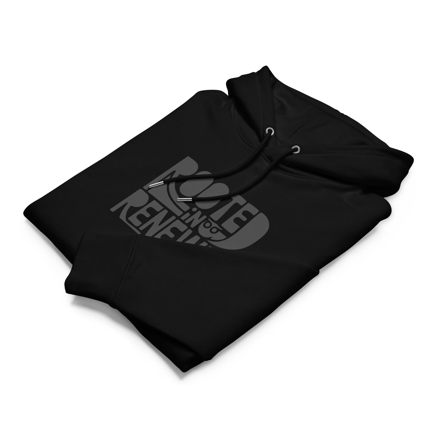 Unisex Essential Organic Hoodie "Rooted In Renewal" – Owl Print Sustainable Fashion Dudeily