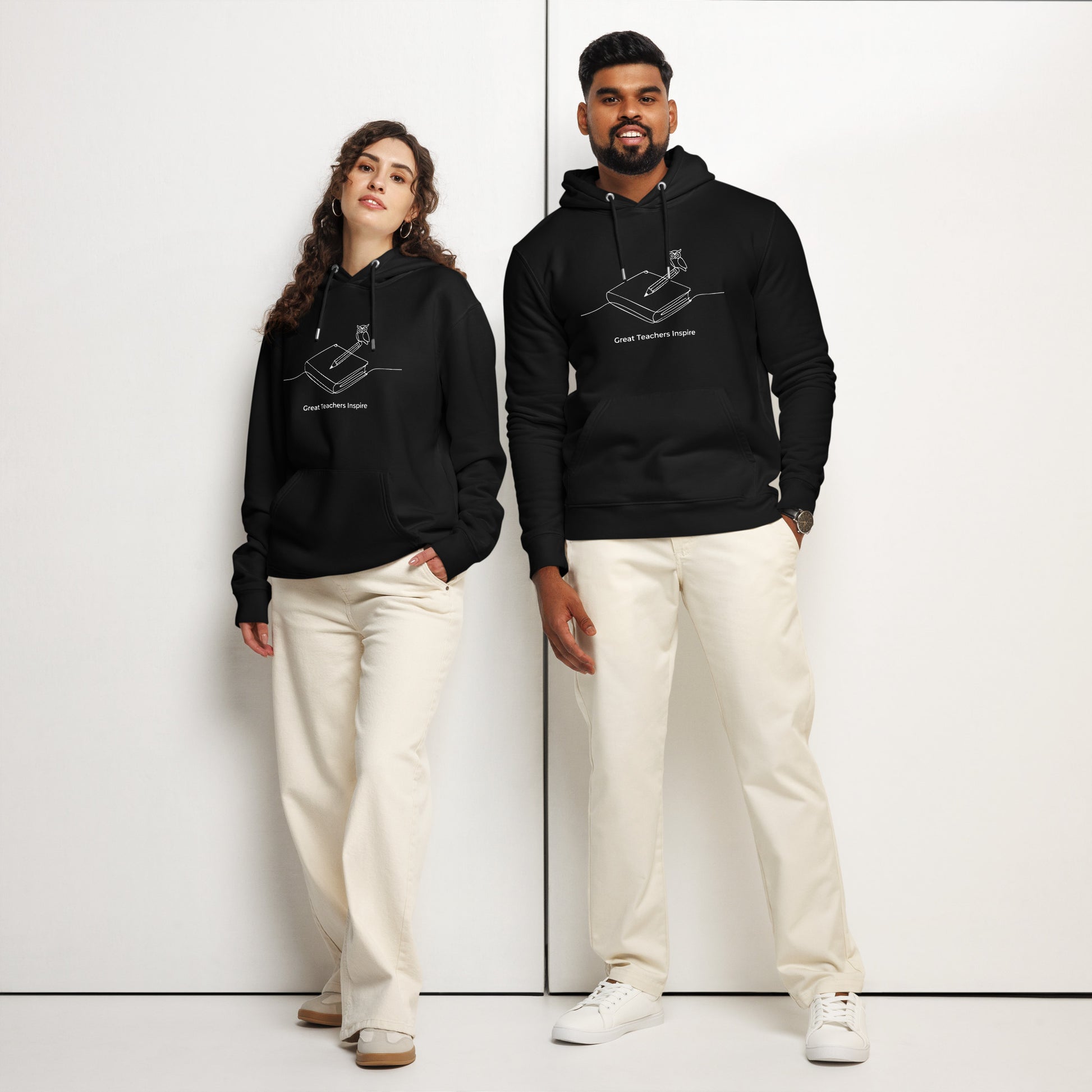 Unisex essential organic hoodie Dudeily